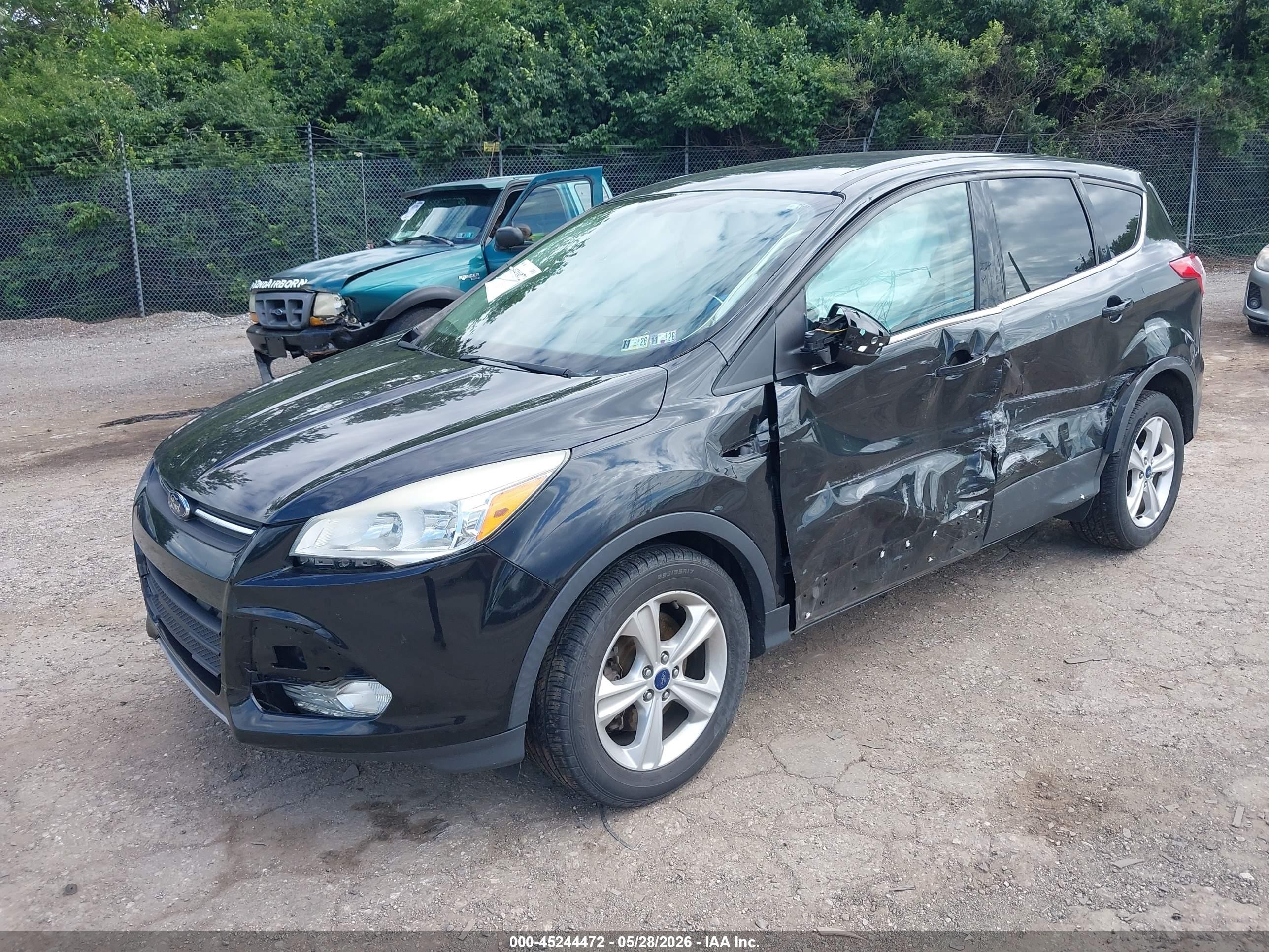 2015 Ford Escape Se Black vin: 1FMCU9GX5FUB20625