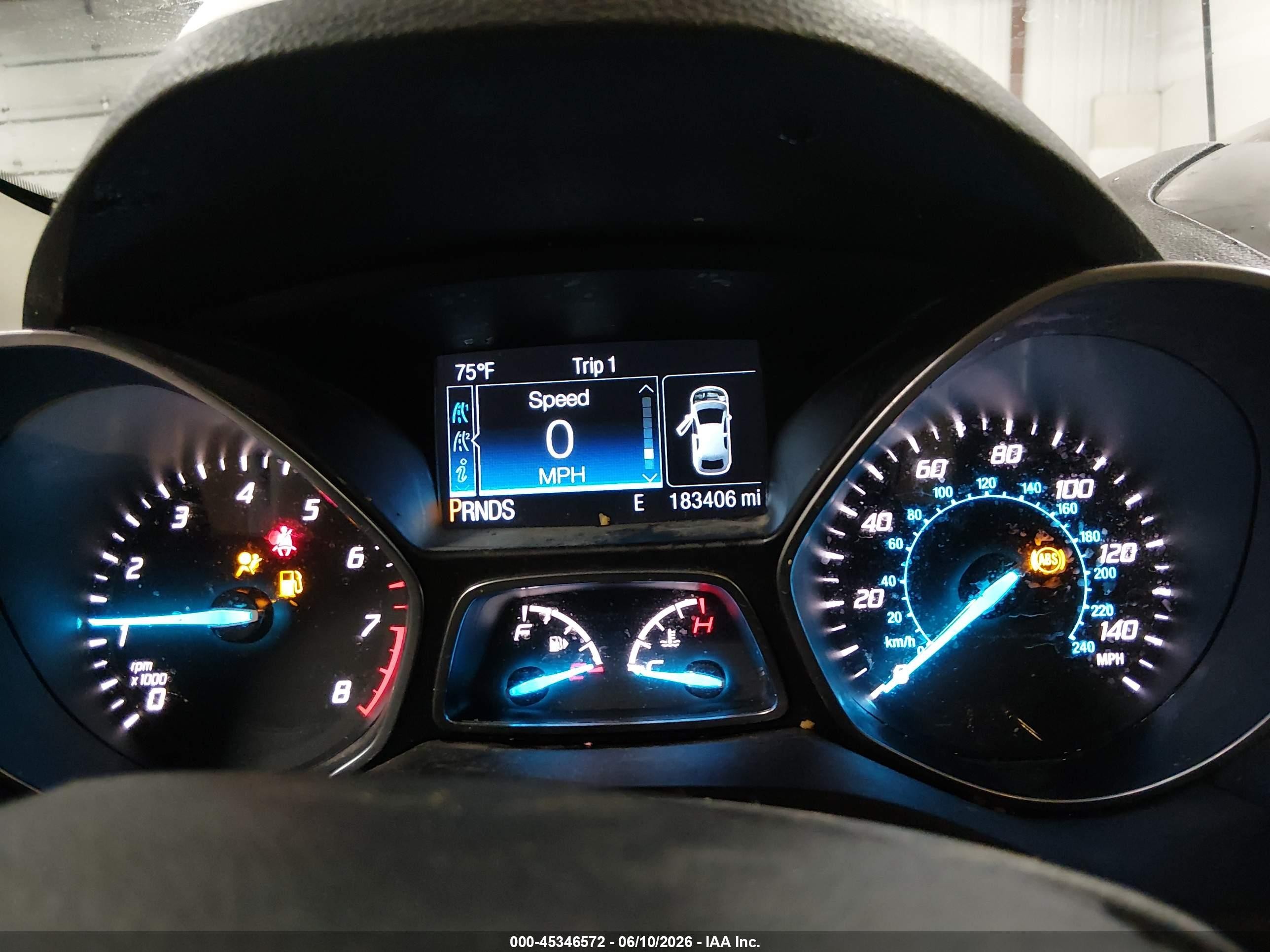 2015 Ford Escape Se White vin: 1FMCU9GX5FUB30233