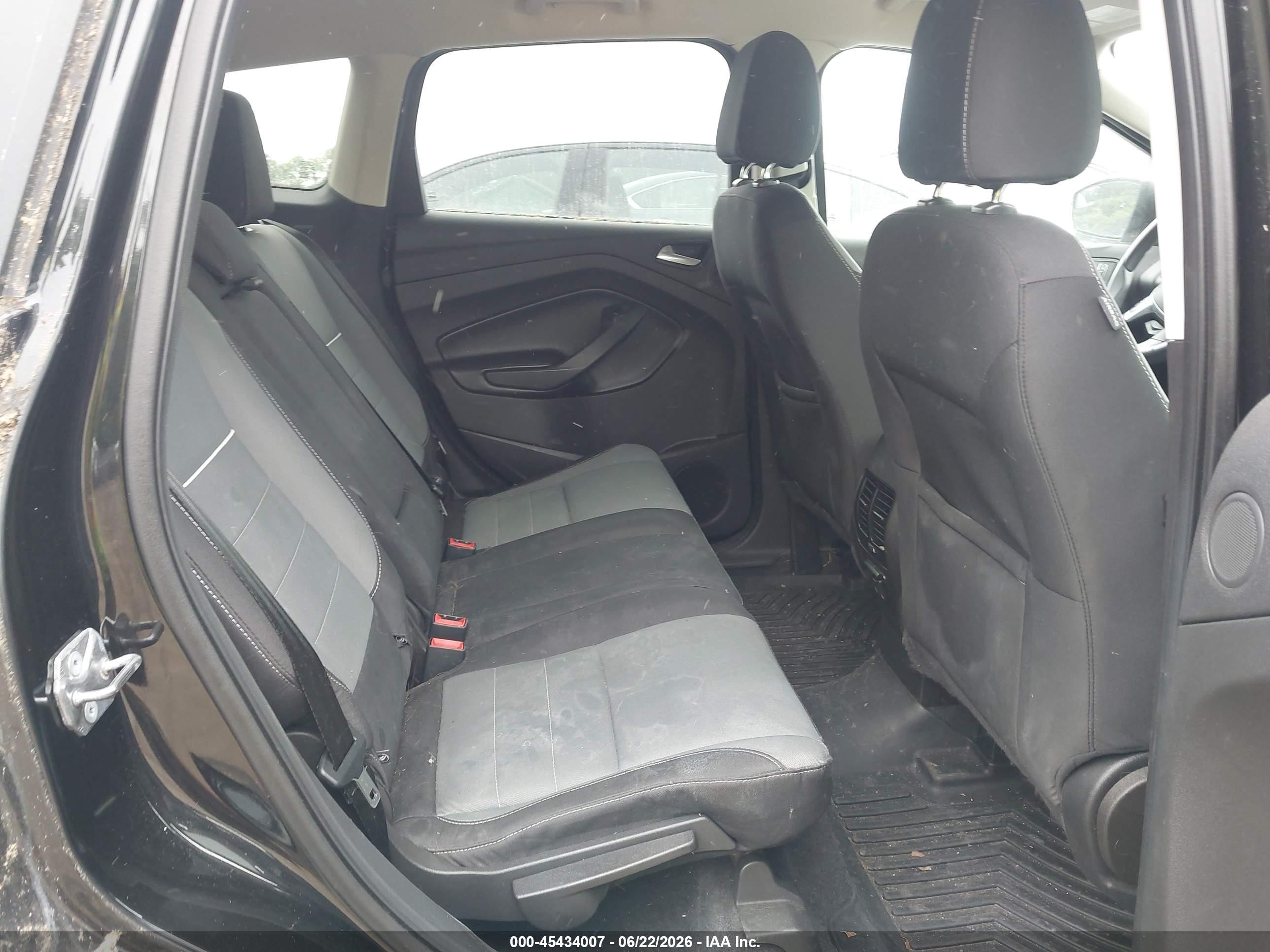 2015 Ford Escape Se Black vin: 1FMCU9GX5FUB32175