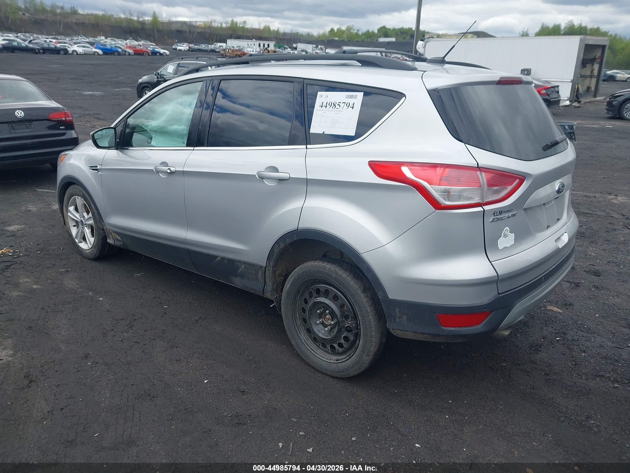 2015 Ford Escape Se Серебряный vin: 1FMCU9GX5FUB35402