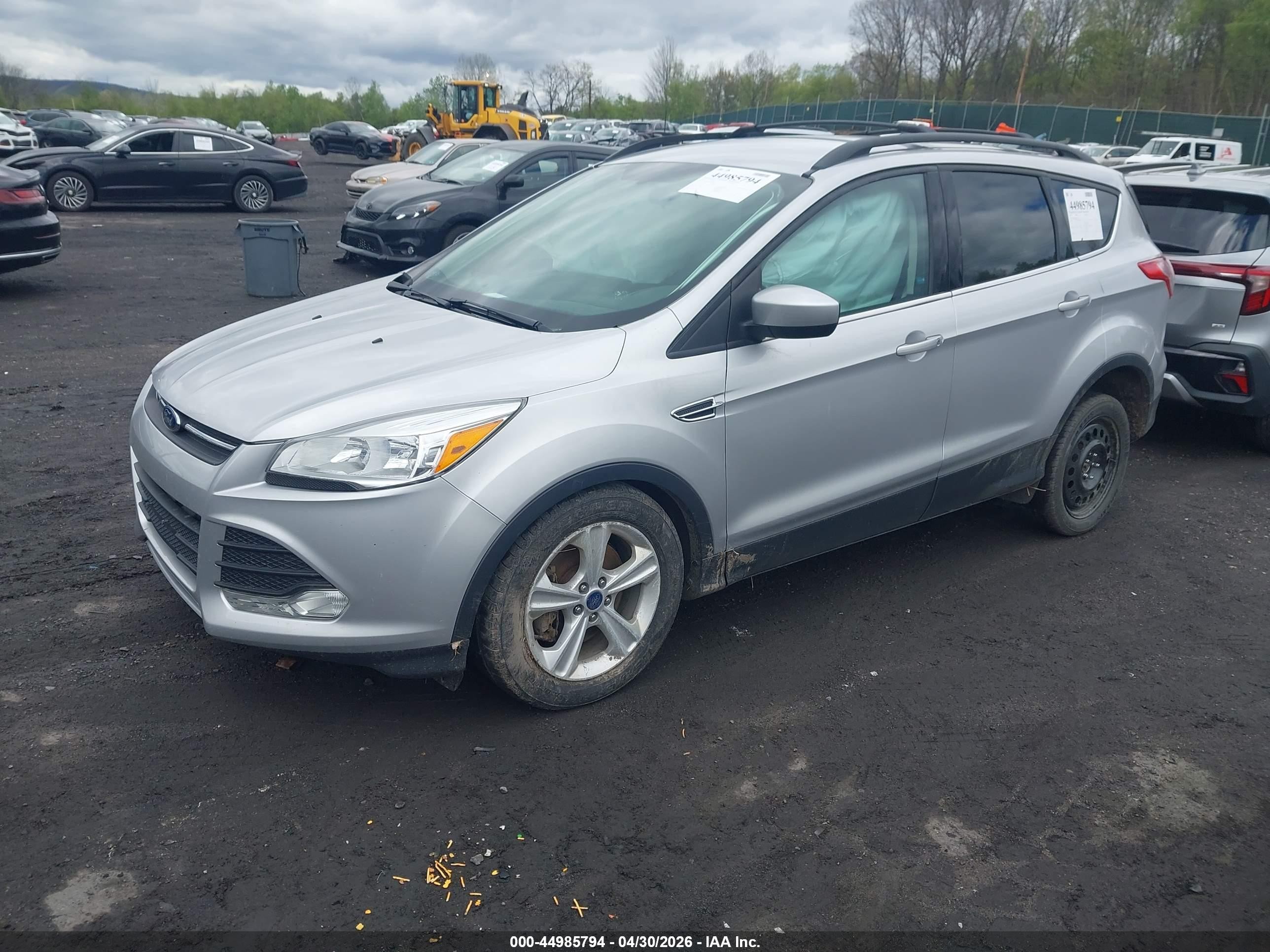 2015 Ford Escape Se Серебряный vin: 1FMCU9GX5FUB35402