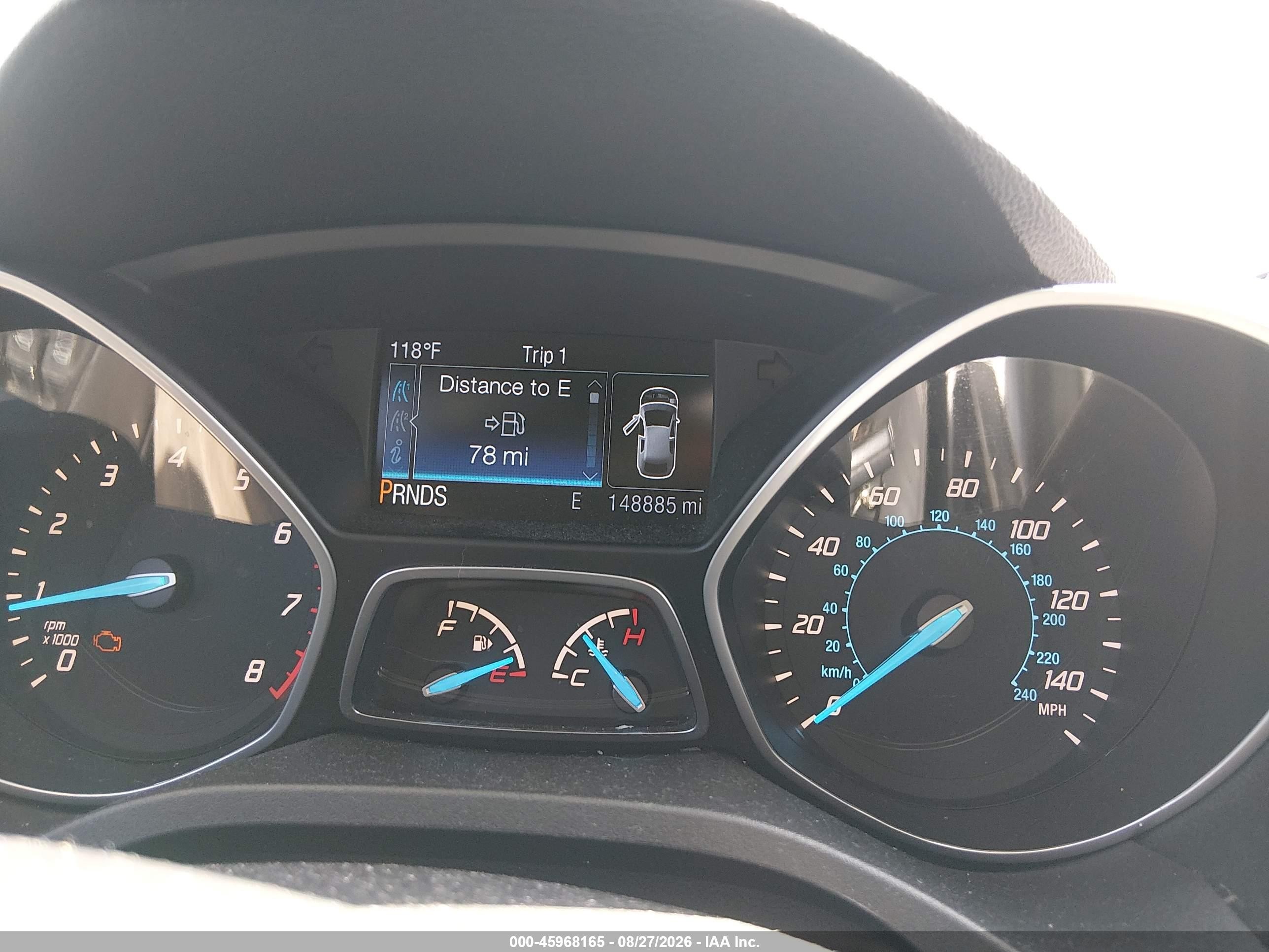 2015 Ford Escape Se White vin: 1FMCU9GX5FUB47498
