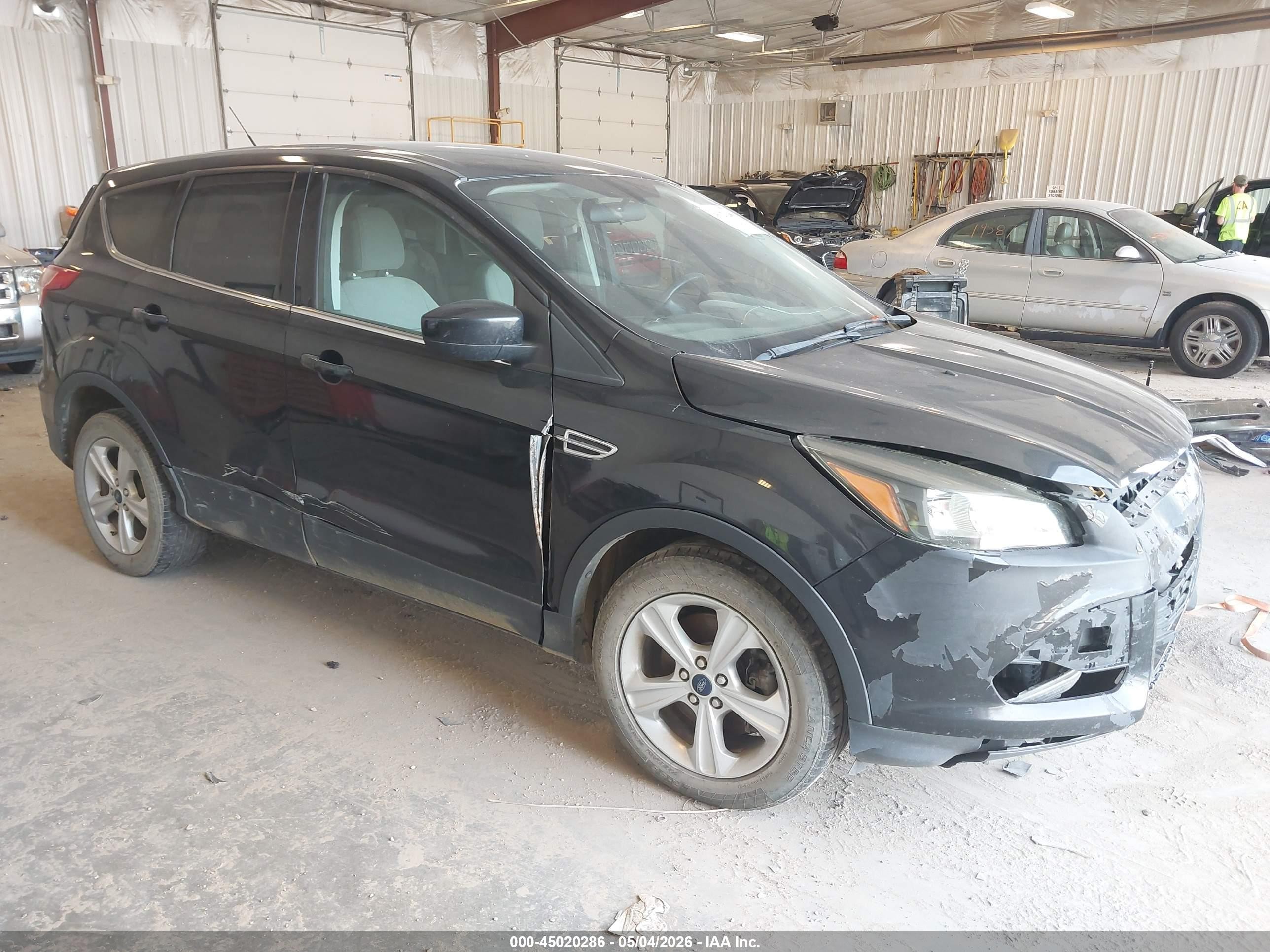 2015 Ford Escape Se Black vin: 1FMCU9GX5FUB57514