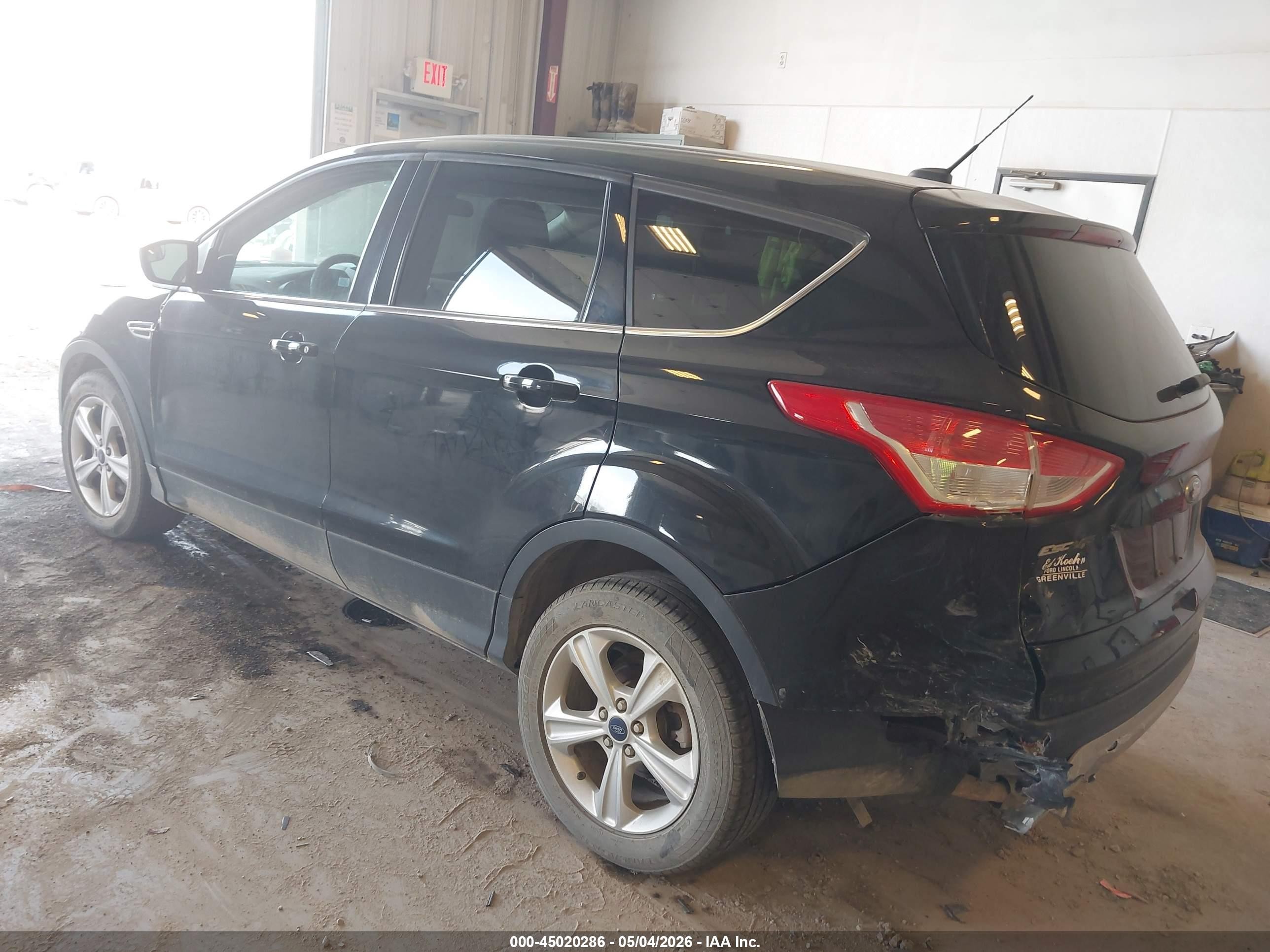 2015 Ford Escape Se Black vin: 1FMCU9GX5FUB57514