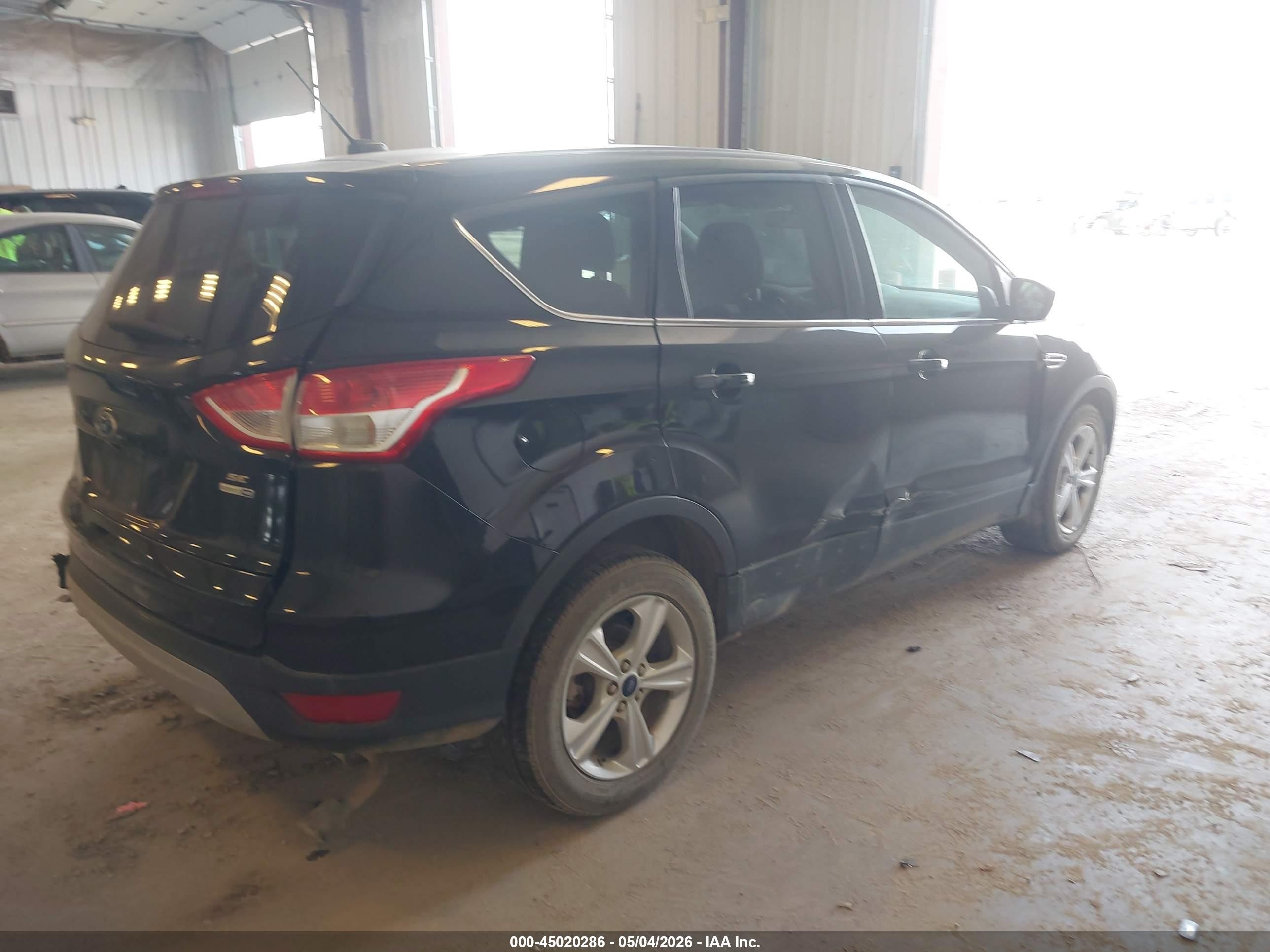 2015 Ford Escape Se Black vin: 1FMCU9GX5FUB57514