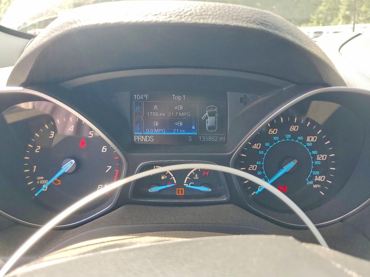 2015 Ford Escape Se Gray vin: 1FMCU9GX5FUB58727