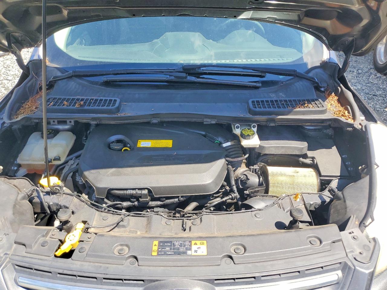 2015 Ford Escape Se Gray vin: 1FMCU9GX5FUB58727