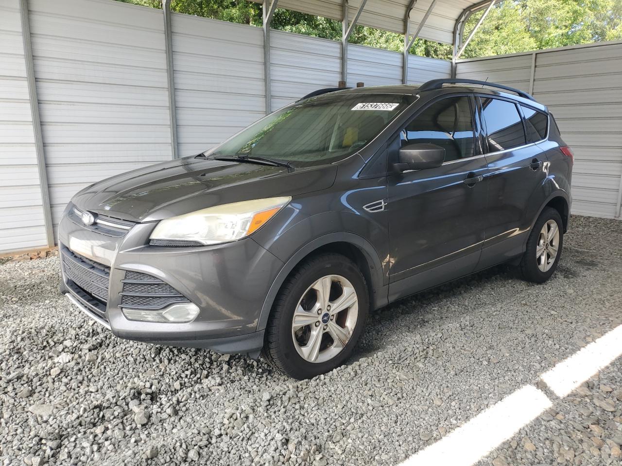 2015 Ford Escape Se Gray vin: 1FMCU9GX5FUB58727 Damage: Left Head Lamp, Faded, Acceptable