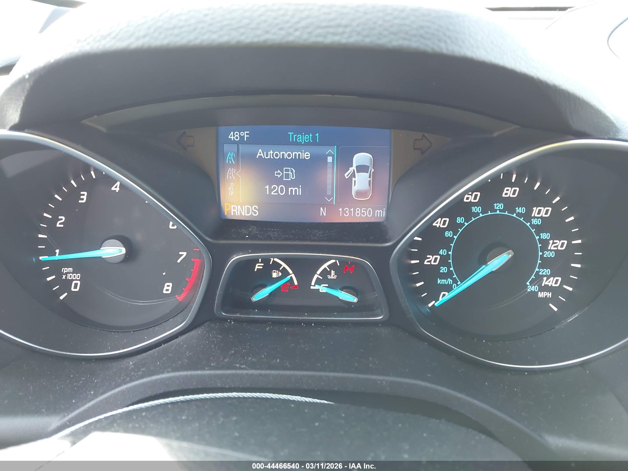 2015 Ford Escape Se White vin: 1FMCU9GX5FUC28081