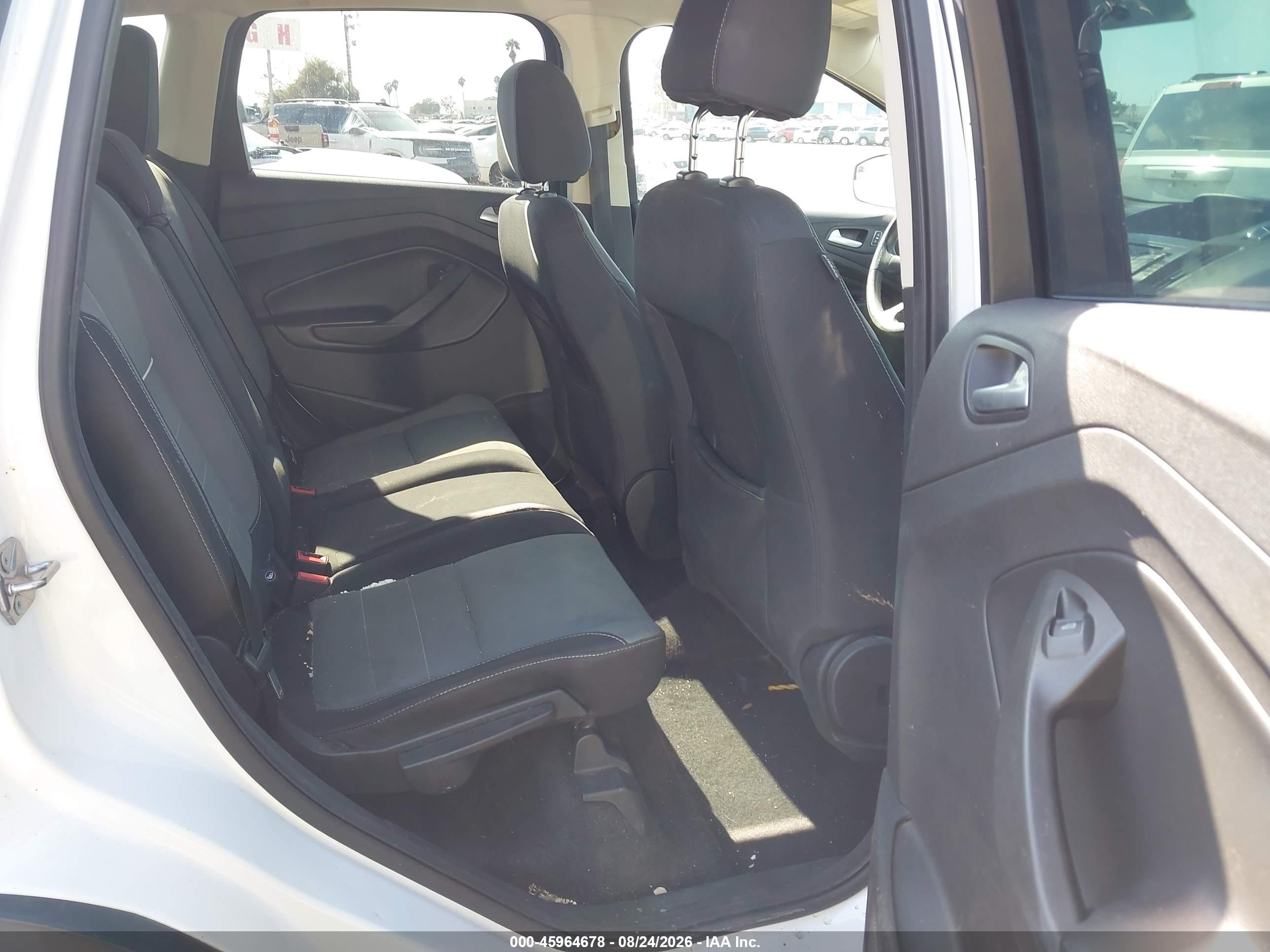 2015 Ford Escape Se White vin: 1FMCU9GX5FUC28291