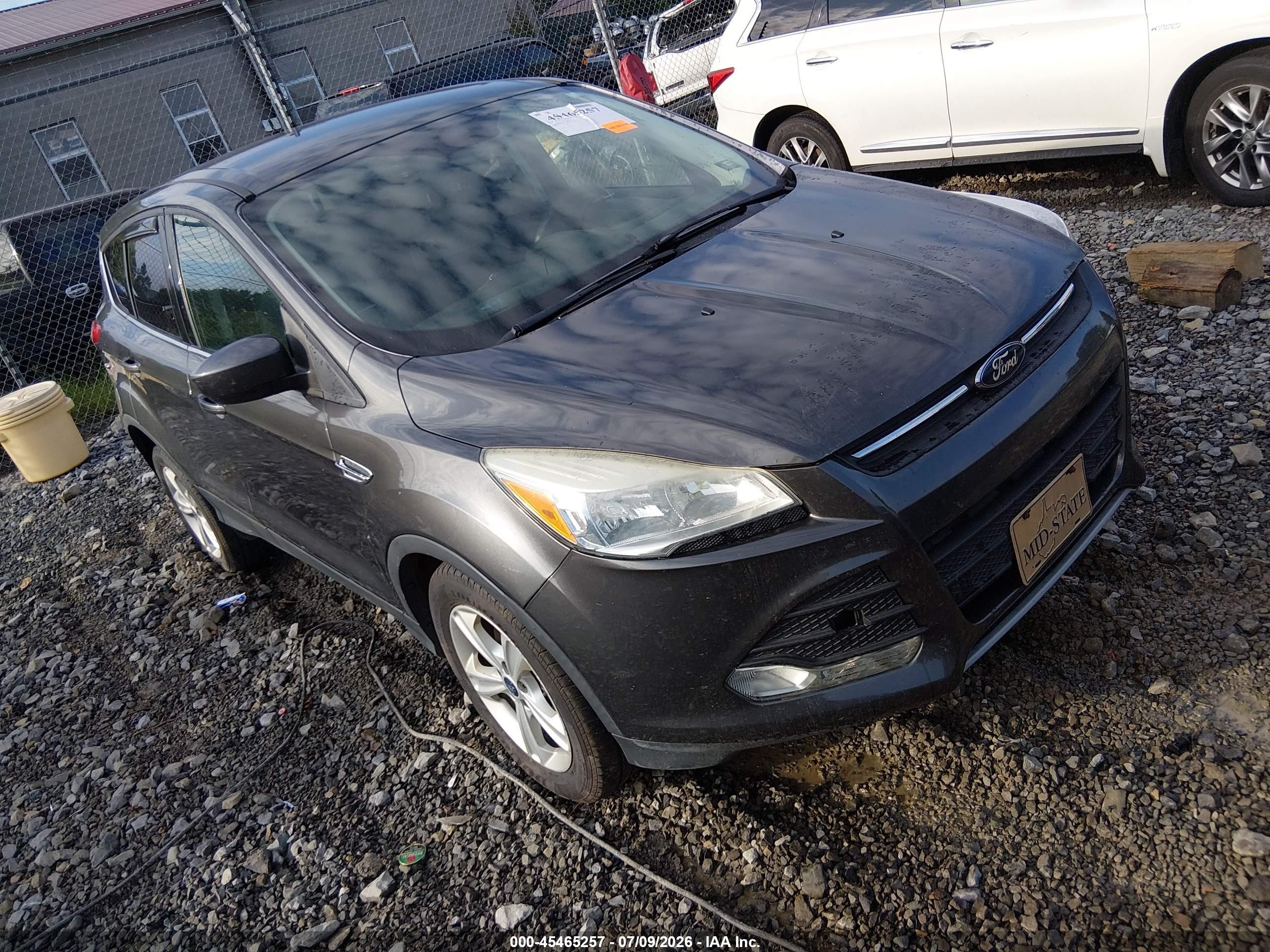 2015 Ford Escape Se Pewter vin: 1FMCU9GX5FUC59217