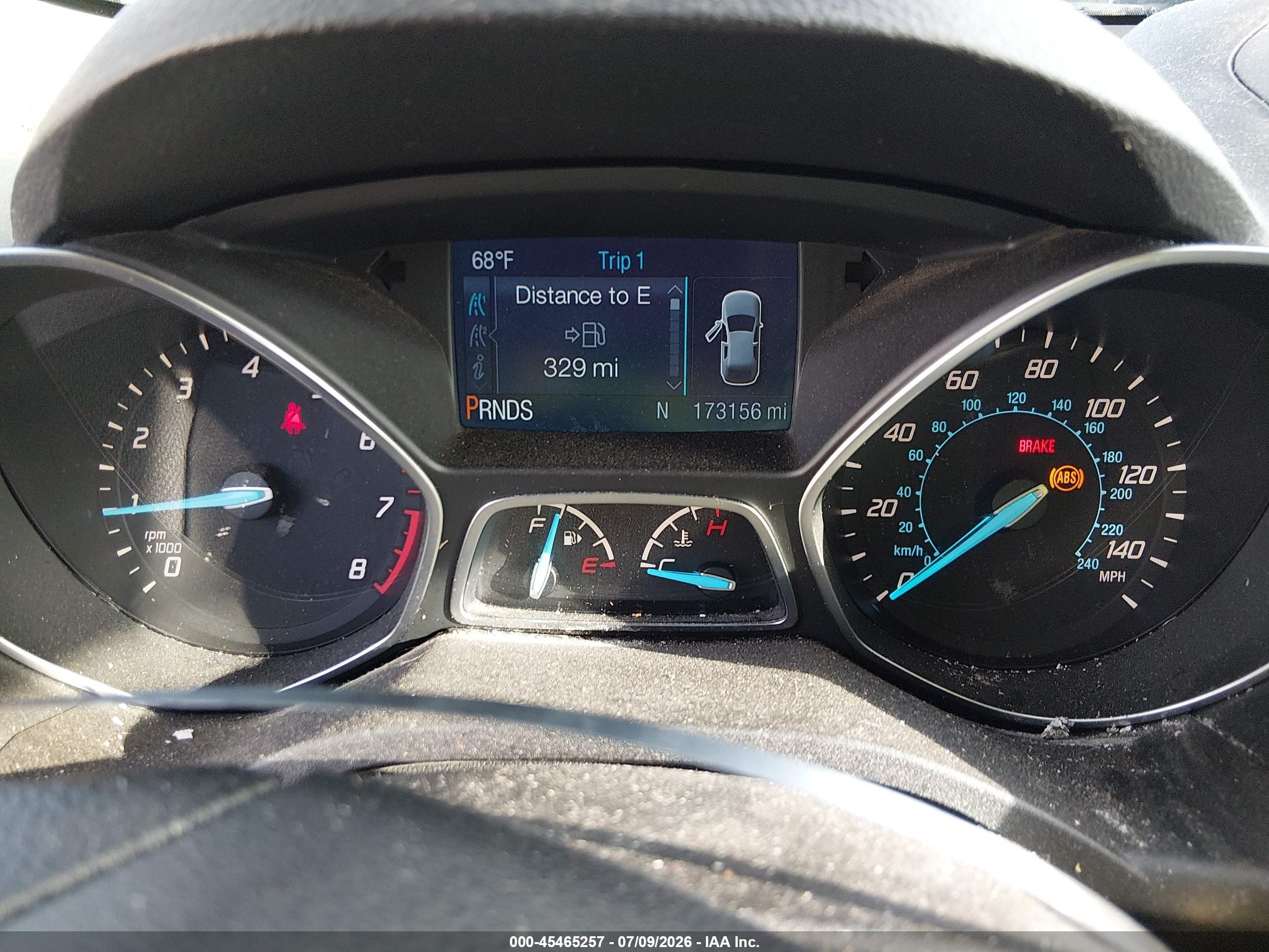 2015 Ford Escape Se Pewter vin: 1FMCU9GX5FUC59217