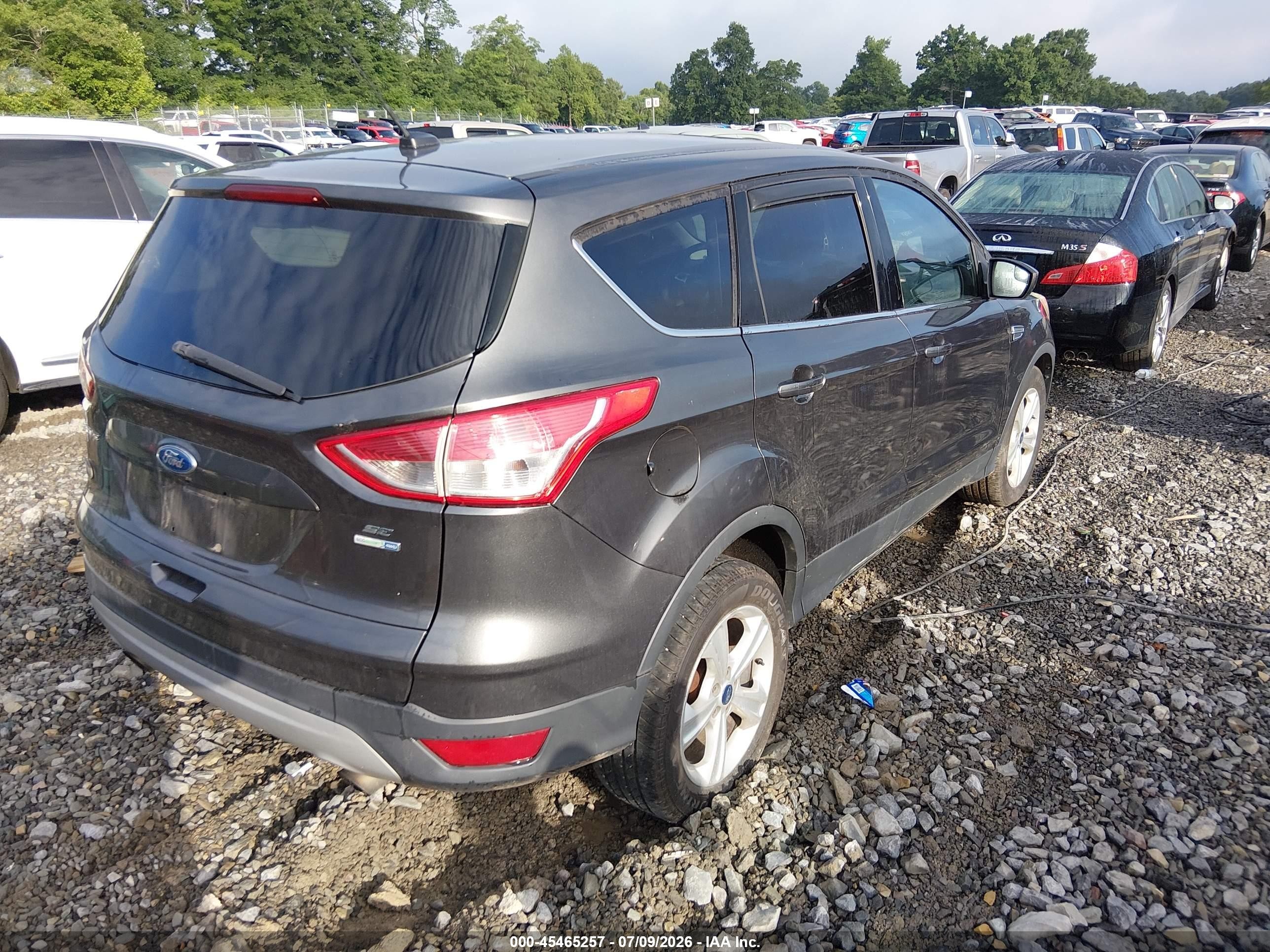 2015 Ford Escape Se Pewter vin: 1FMCU9GX5FUC59217