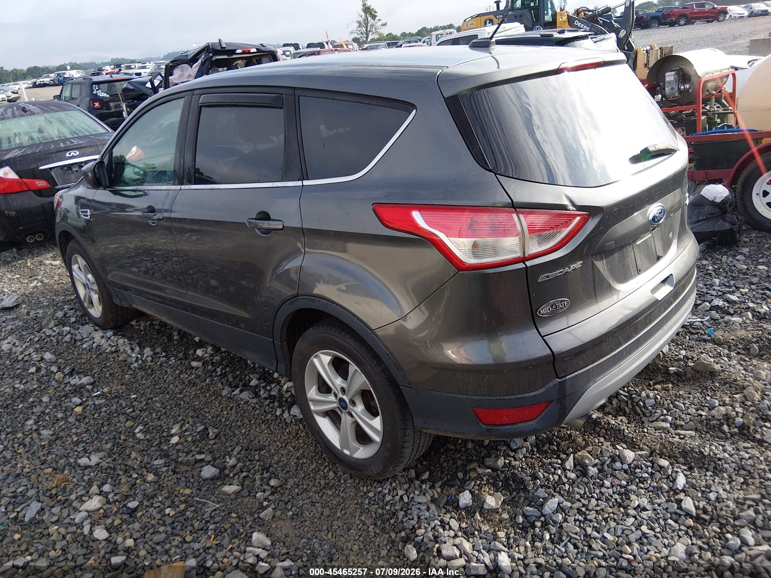 2015 Ford Escape Se Pewter vin: 1FMCU9GX5FUC59217