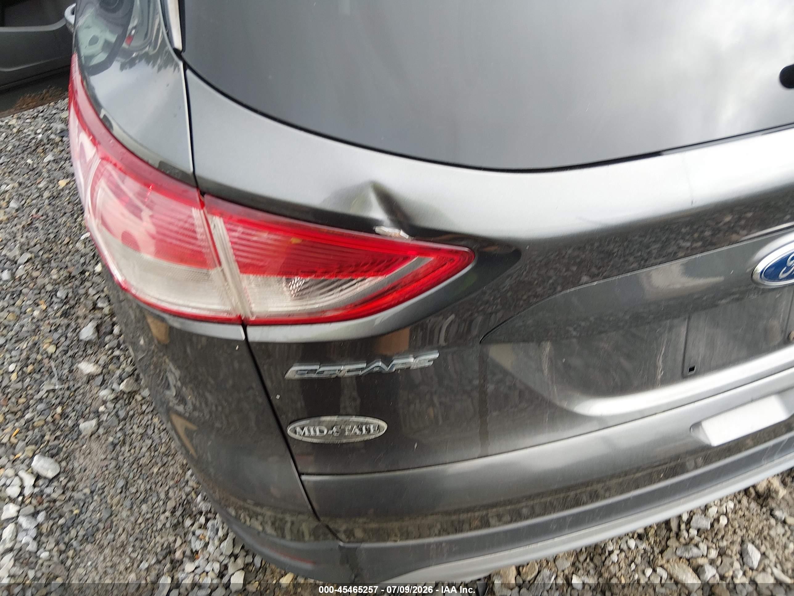2015 Ford Escape Se Pewter vin: 1FMCU9GX5FUC59217