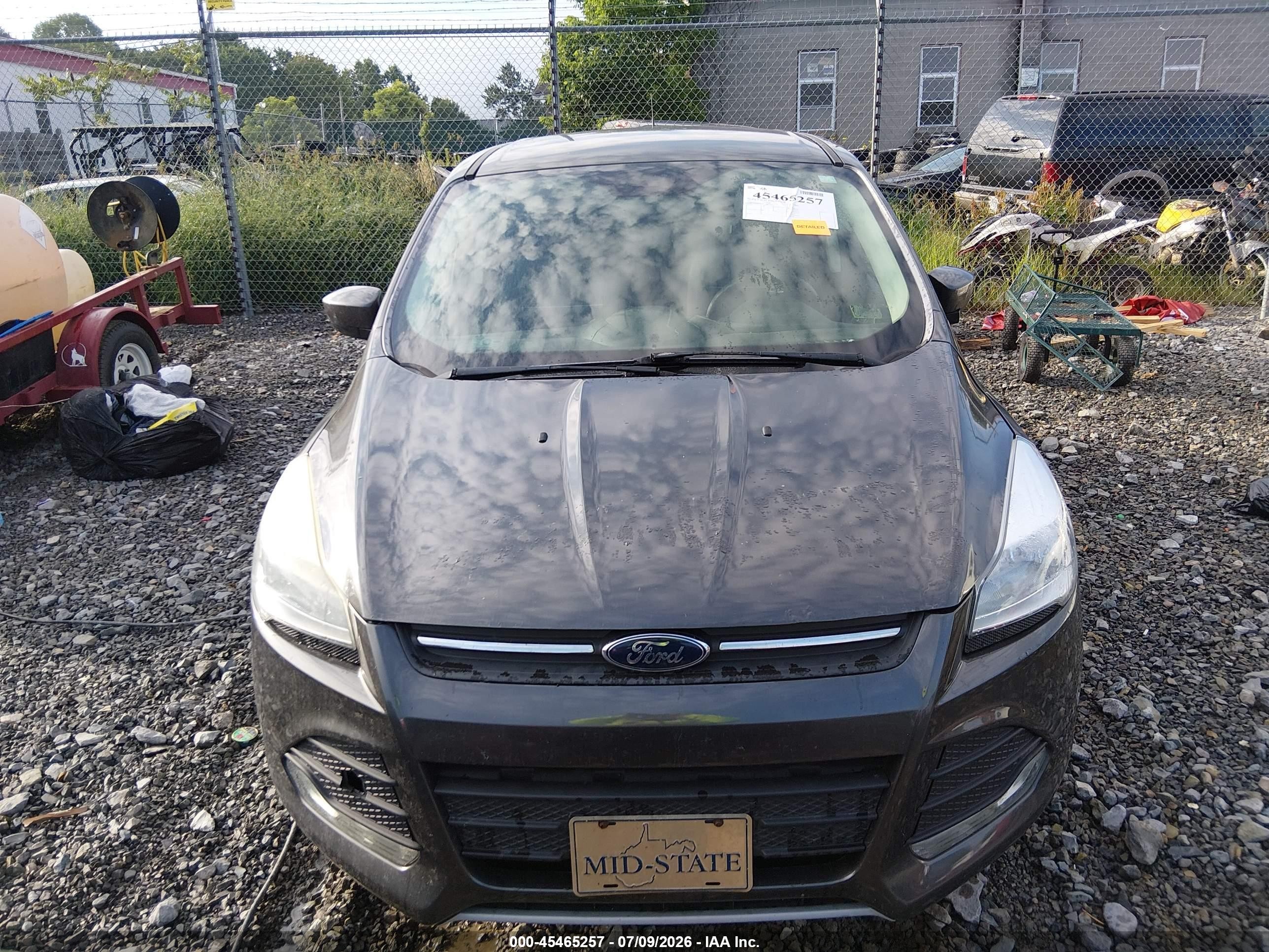 2015 Ford Escape Se Pewter vin: 1FMCU9GX5FUC59217