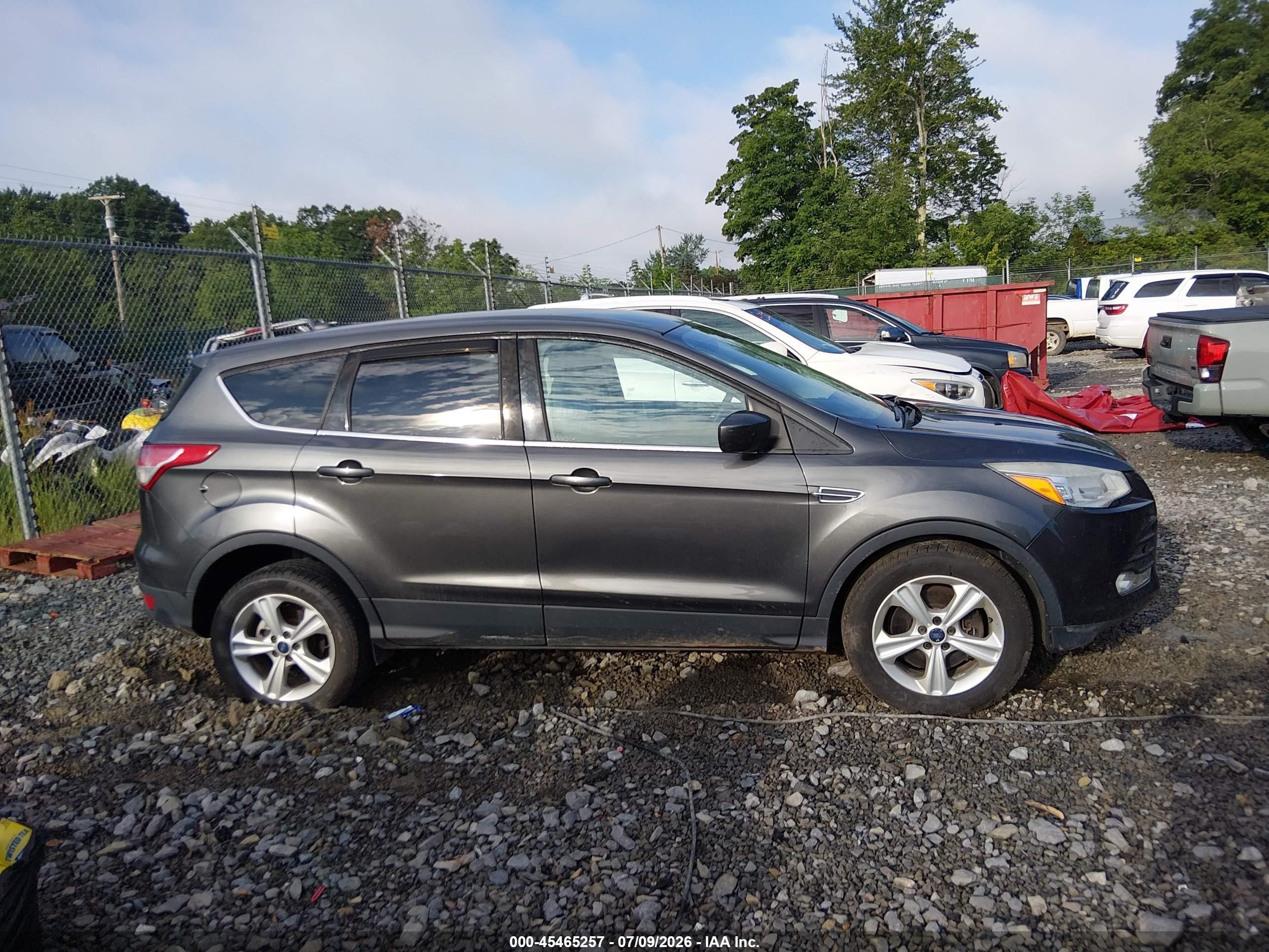 2015 Ford Escape Se Pewter vin: 1FMCU9GX5FUC59217