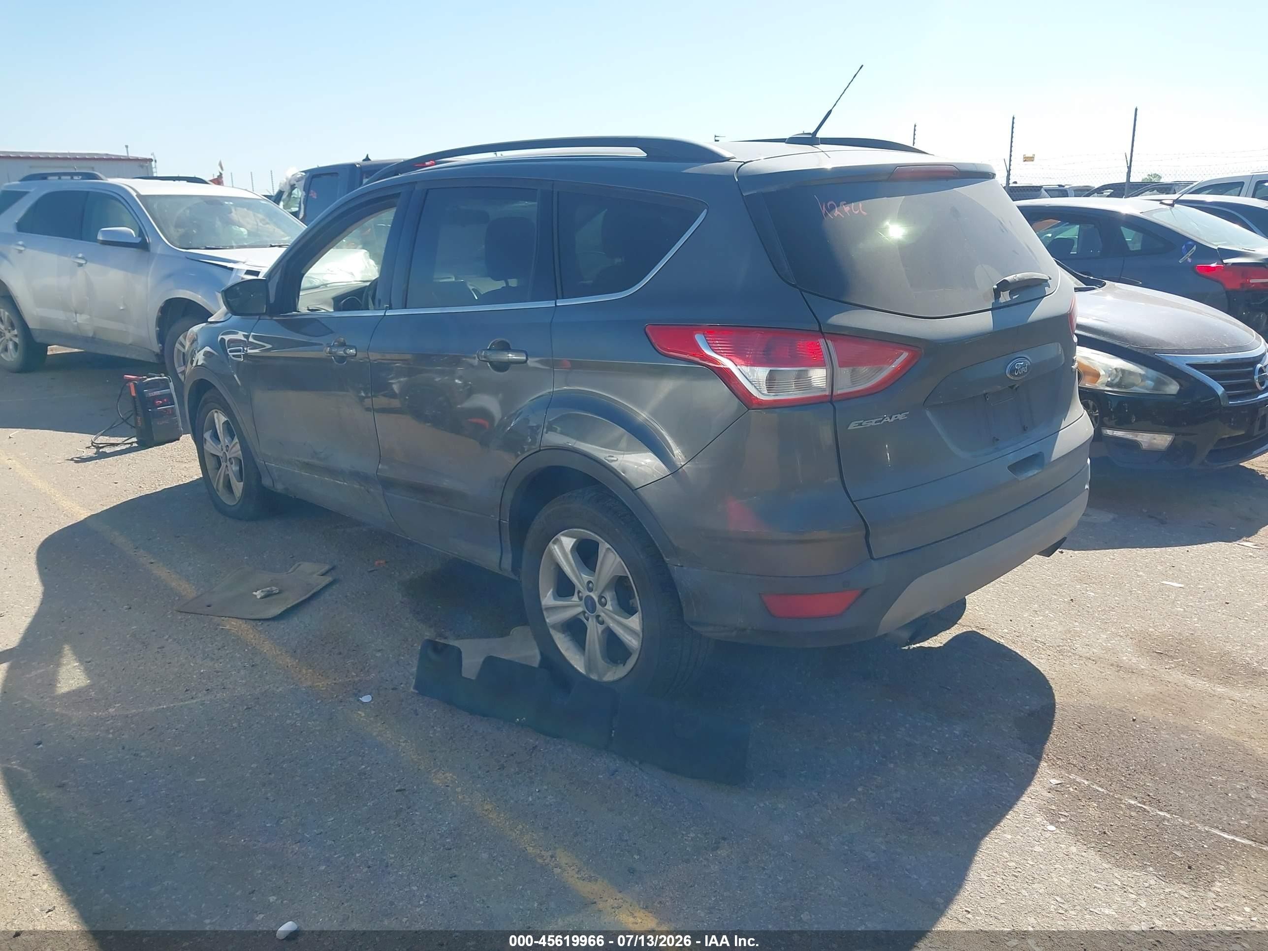 2015 Ford Escape Se Gray vin: 1FMCU9GX5FUC66071