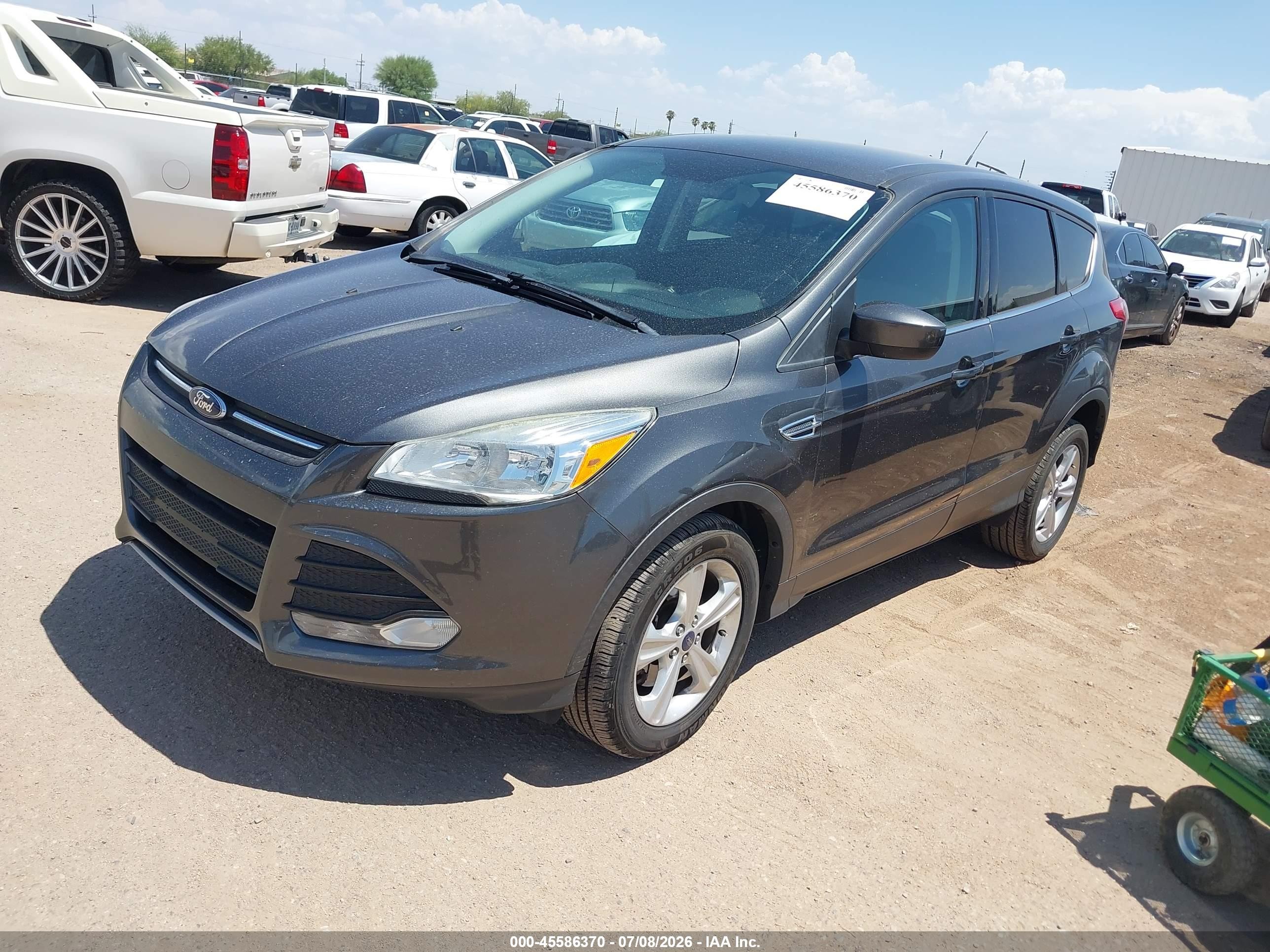 2015 Ford Escape Se Gray vin: 1FMCU9GX5FUC73036