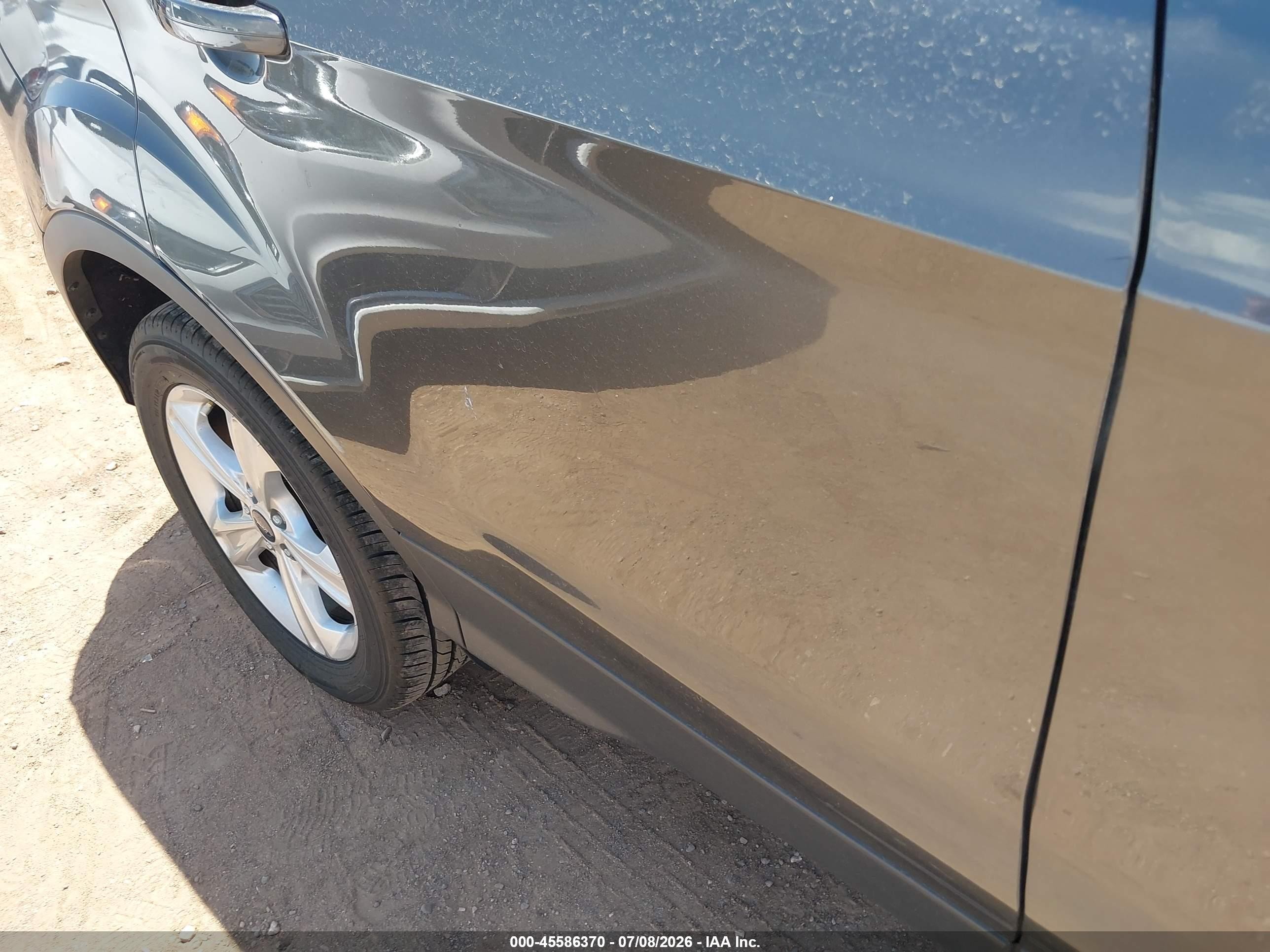 2015 Ford Escape Se Gray vin: 1FMCU9GX5FUC73036