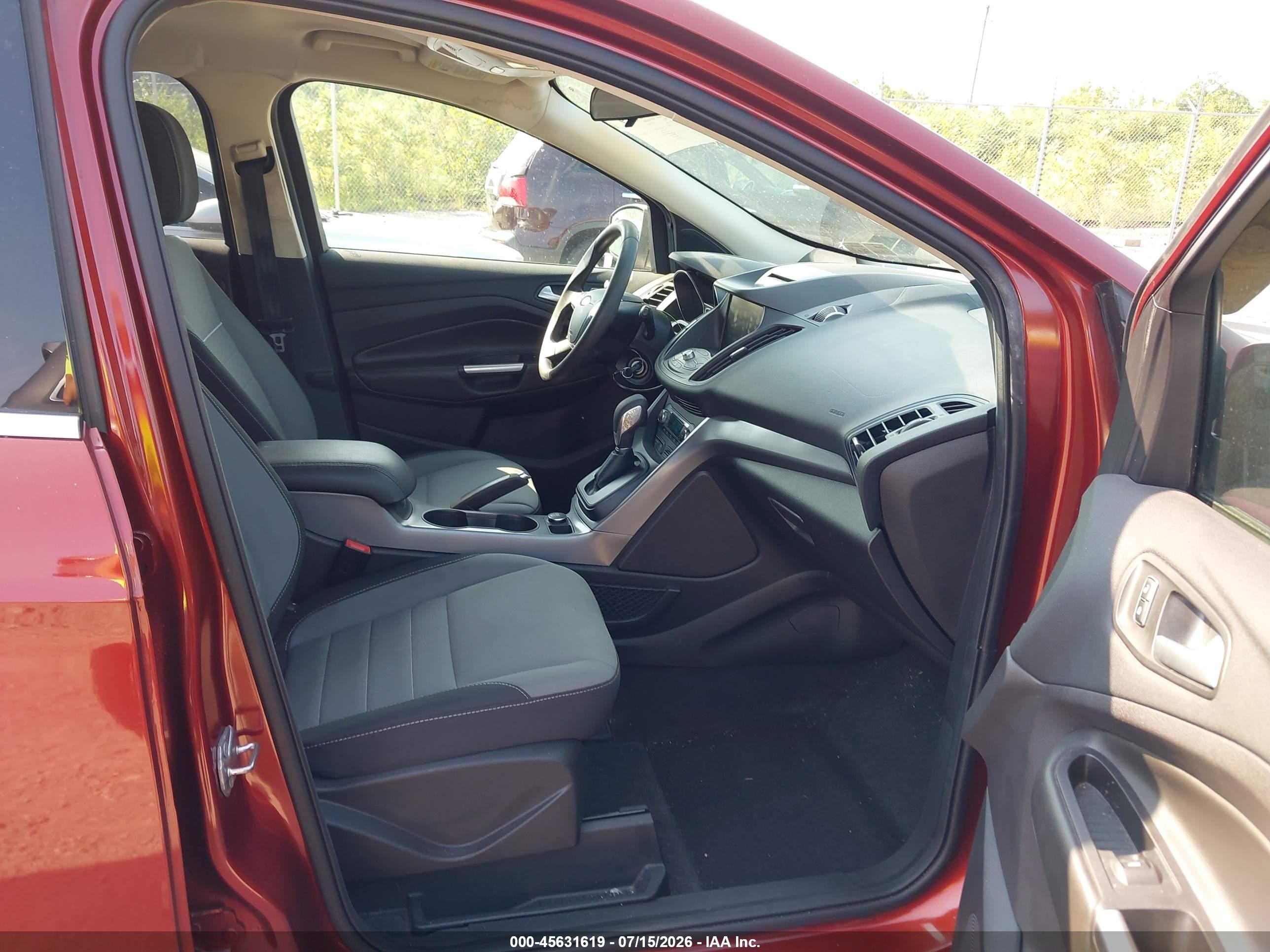 2015 Ford Escape Se Orange vin: 1FMCU9GX5FUC75692