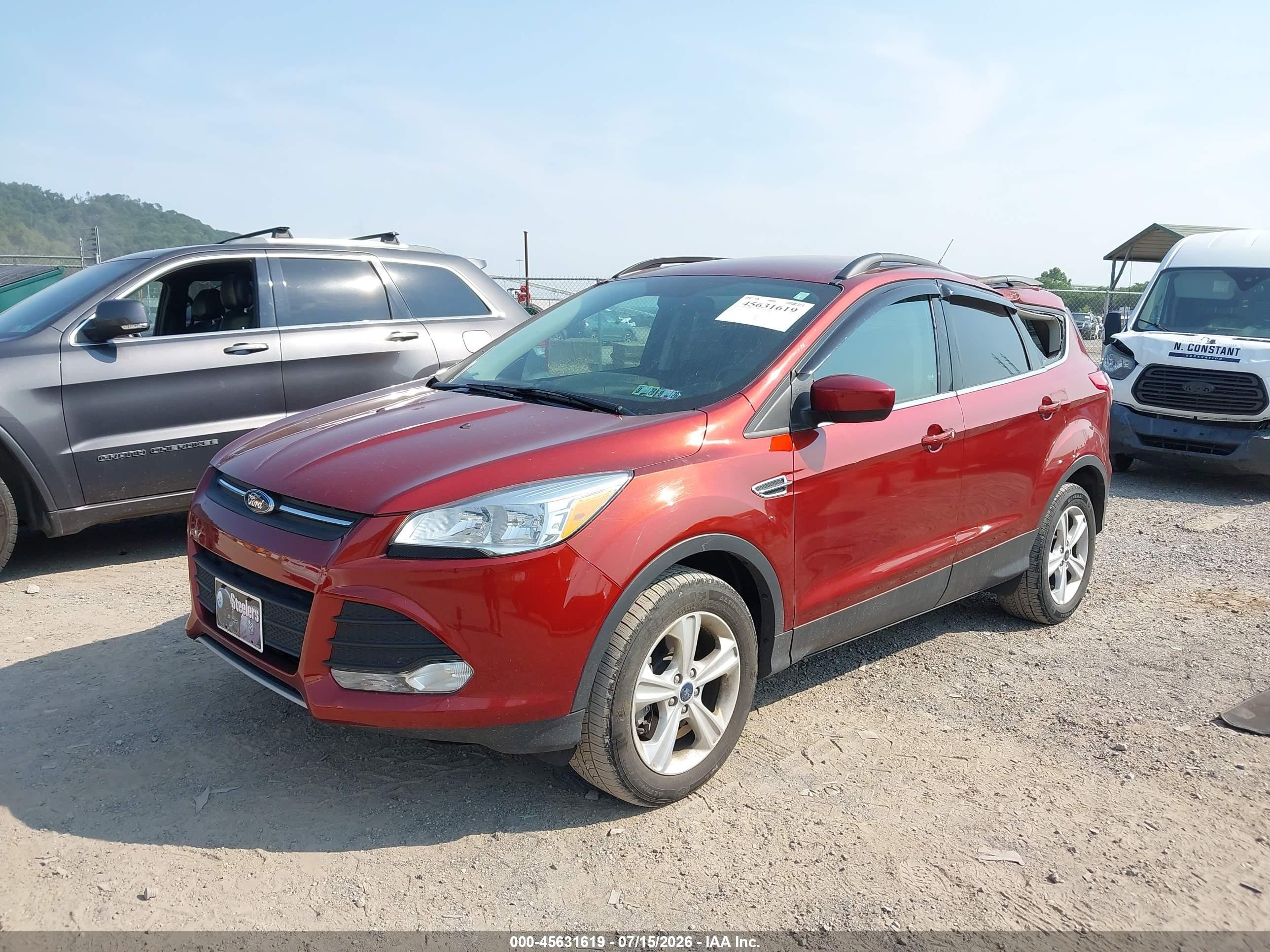 2015 Ford Escape Se Orange vin: 1FMCU9GX5FUC75692