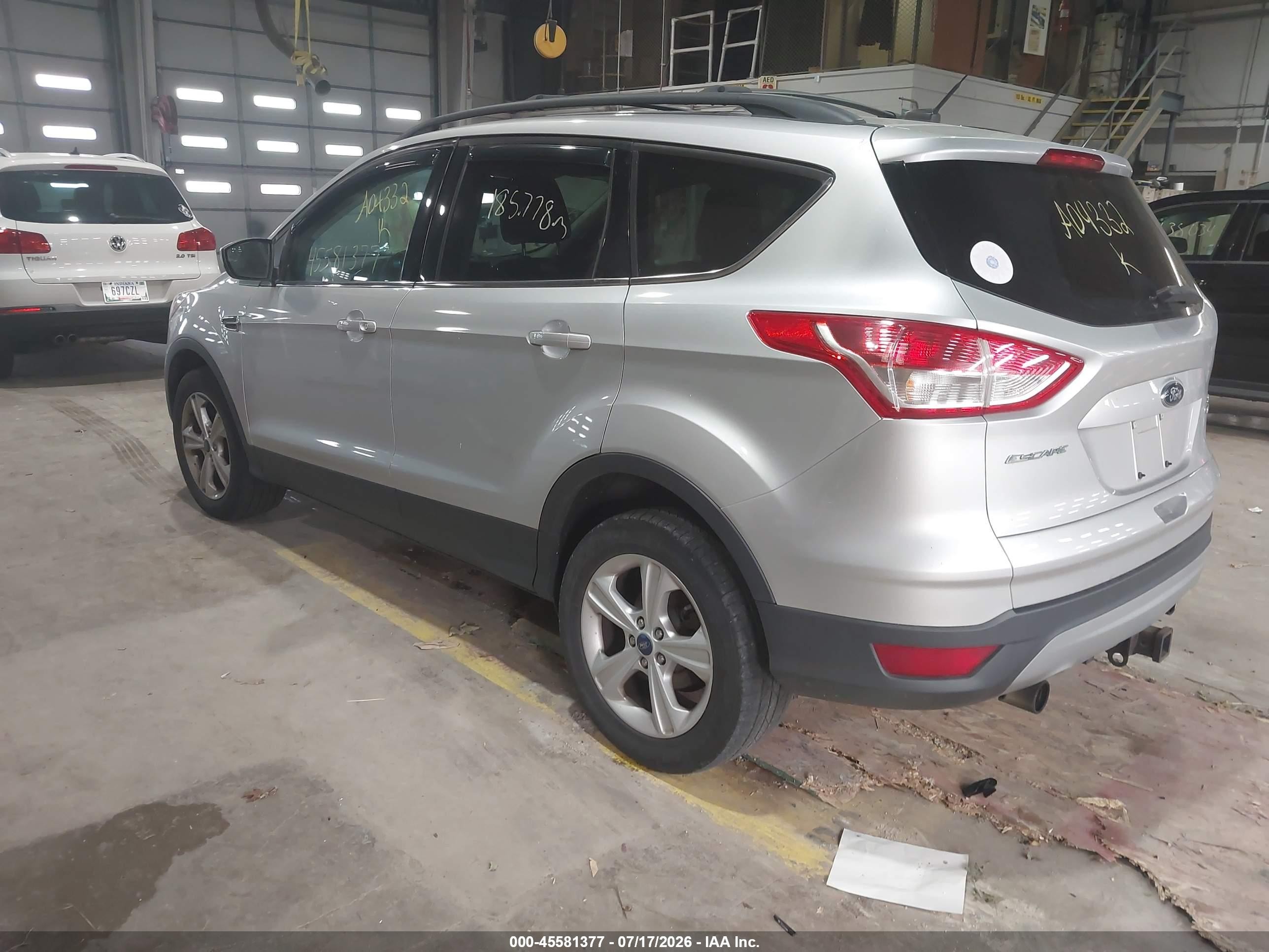 2013 Ford Escape Se Gray vin: 1FMCU9GX6DUA04332