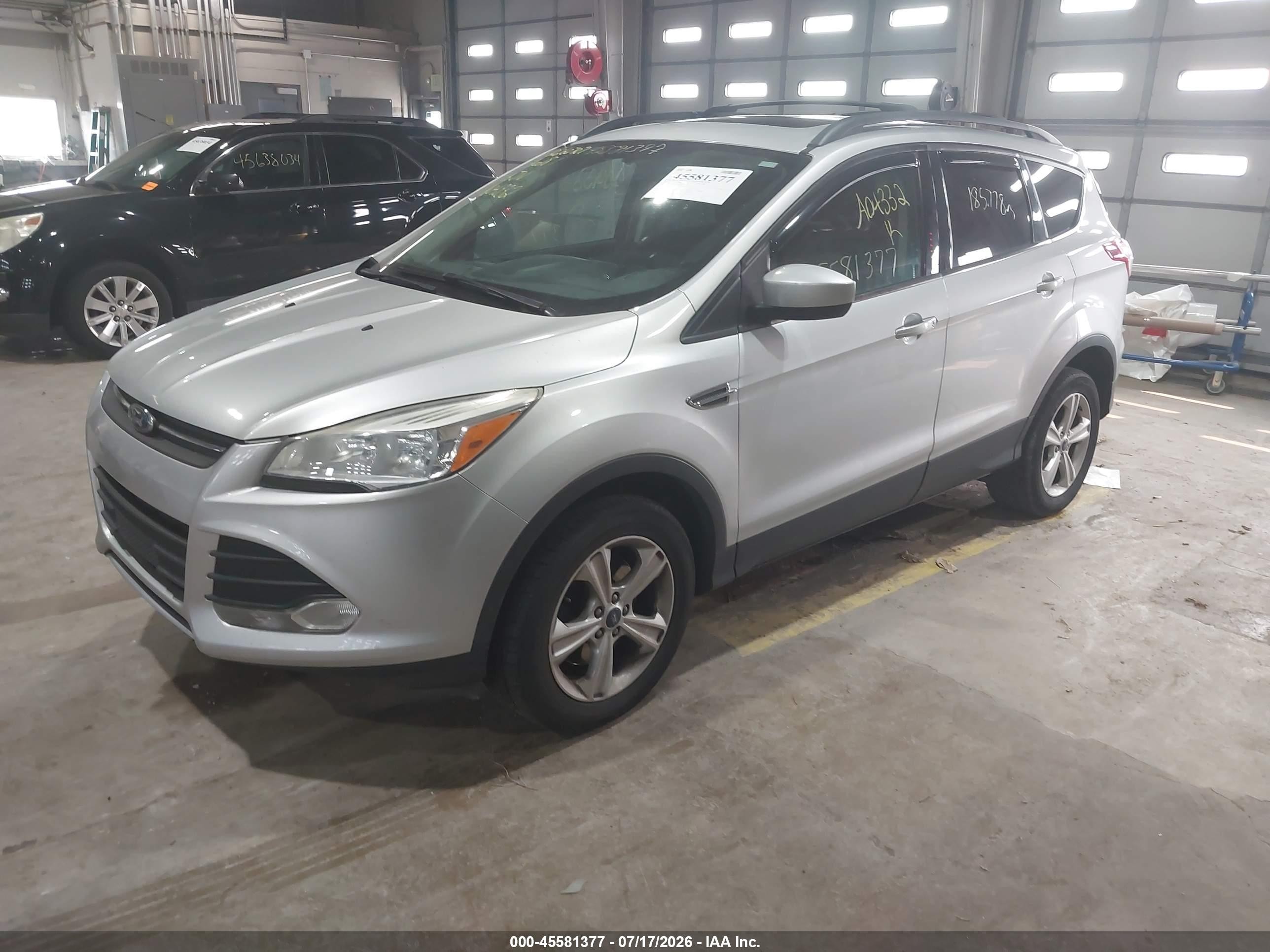 2013 Ford Escape Se Gray vin: 1FMCU9GX6DUA04332