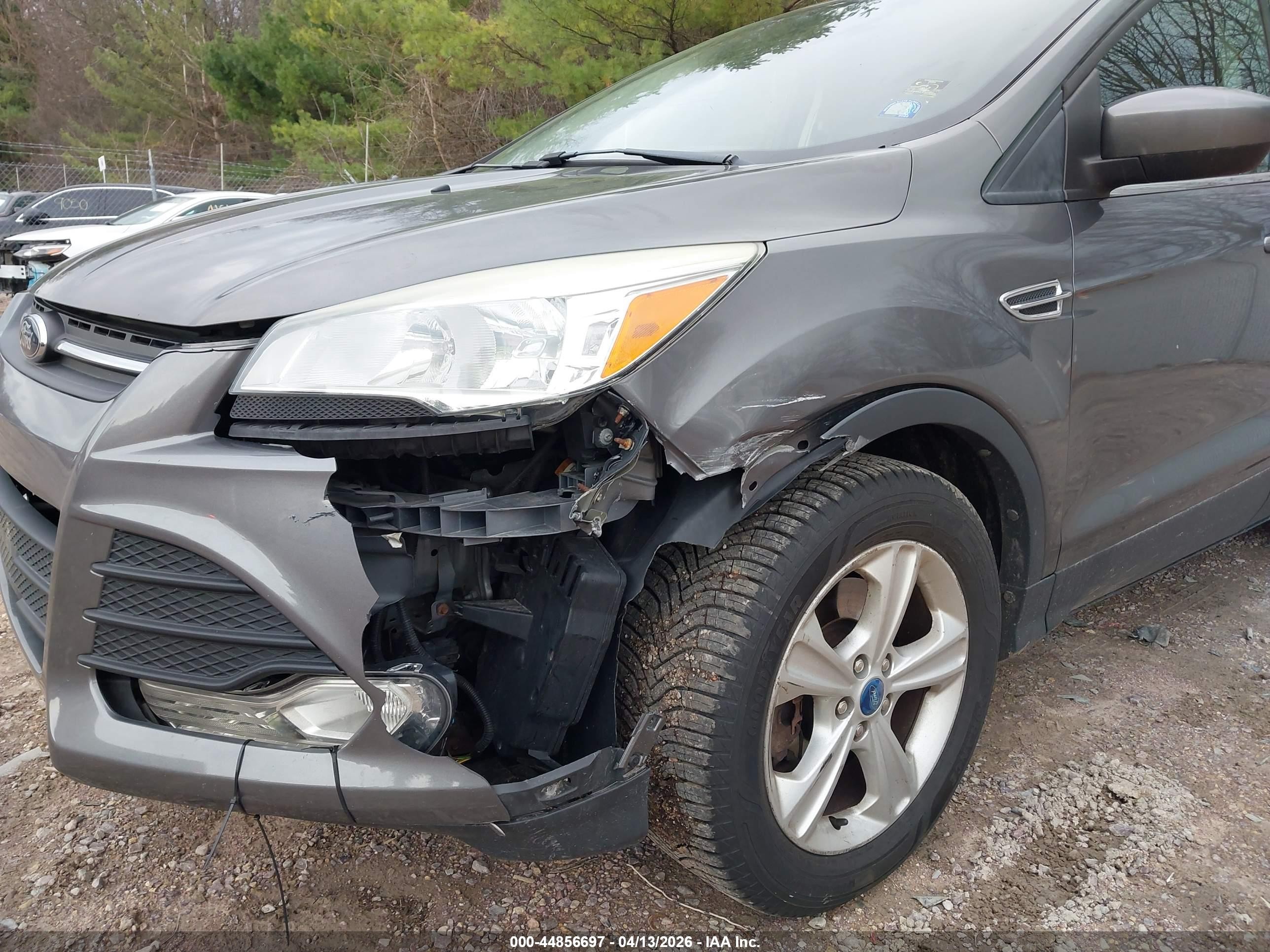 2013 Ford Escape Se Gray vin: 1FMCU9GX6DUB91961