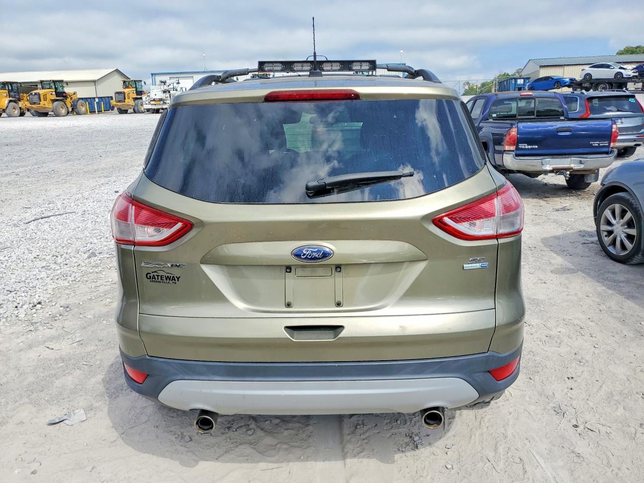 2013 Ford Escape Se Green vin: 1FMCU9GX6DUC90375