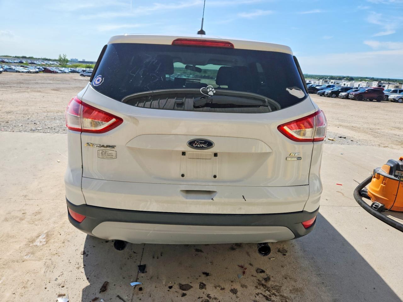 2013 Ford Escape Se White vin: 1FMCU9GX6DUD18711