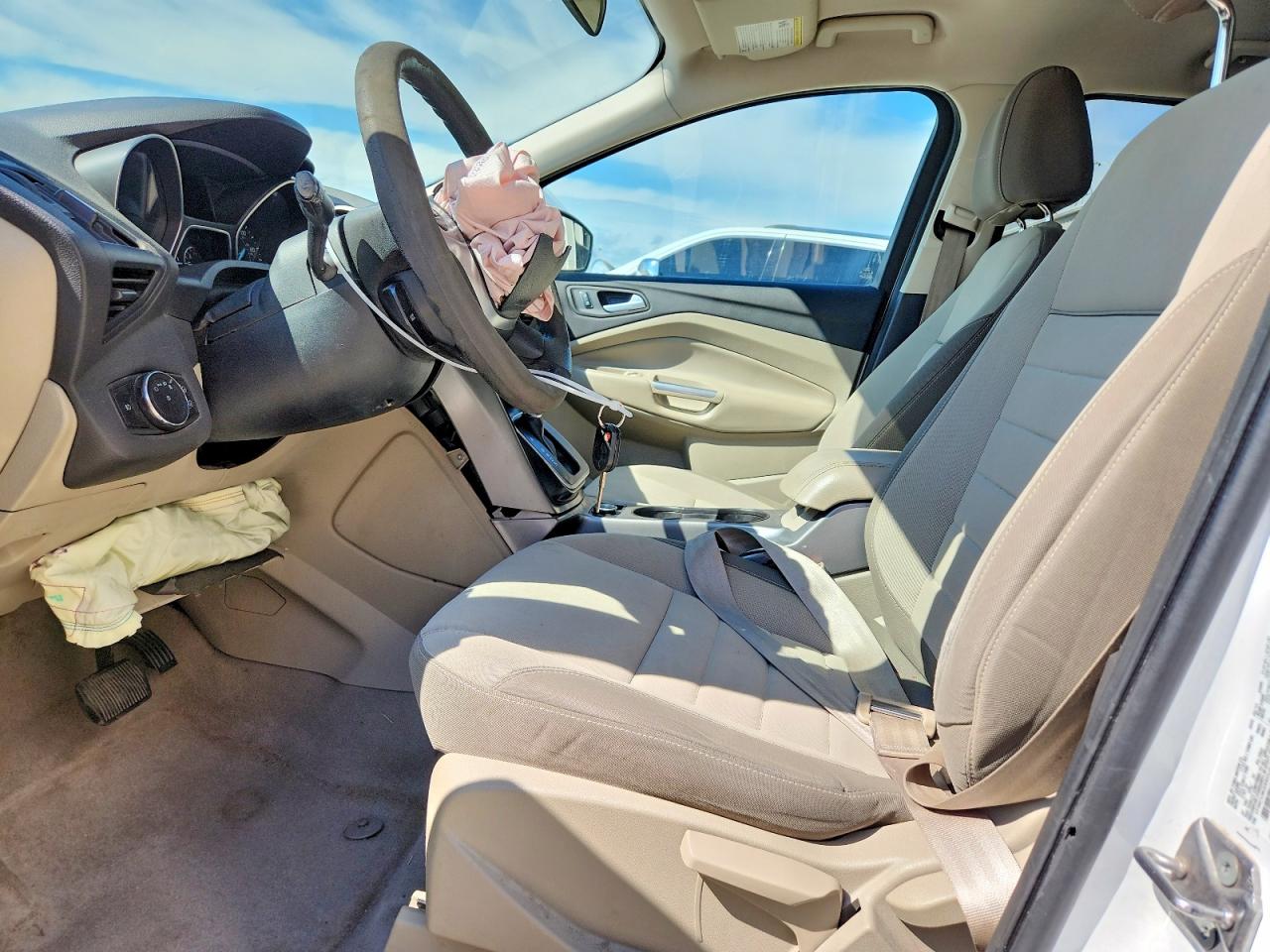 2013 Ford Escape Se White vin: 1FMCU9GX6DUD18711