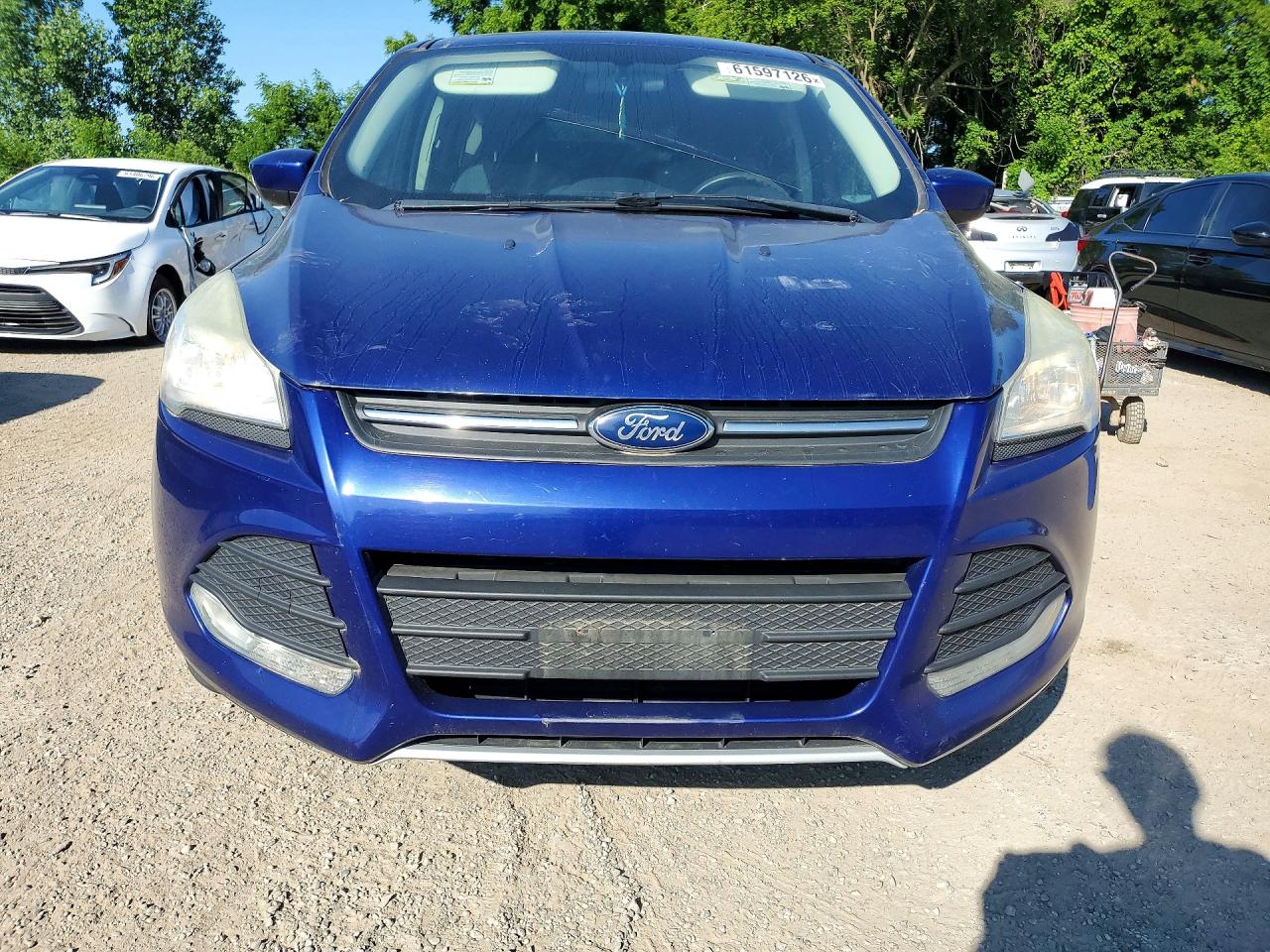 2014 Ford Escape Se Blue vin: 1FMCU9GX6EUA08060