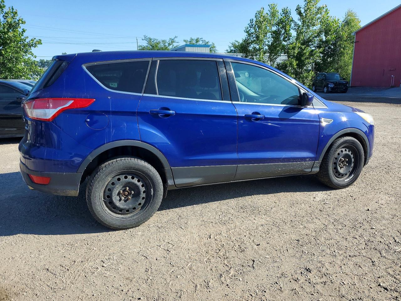 2014 Ford Escape Se Blue vin: 1FMCU9GX6EUA08060