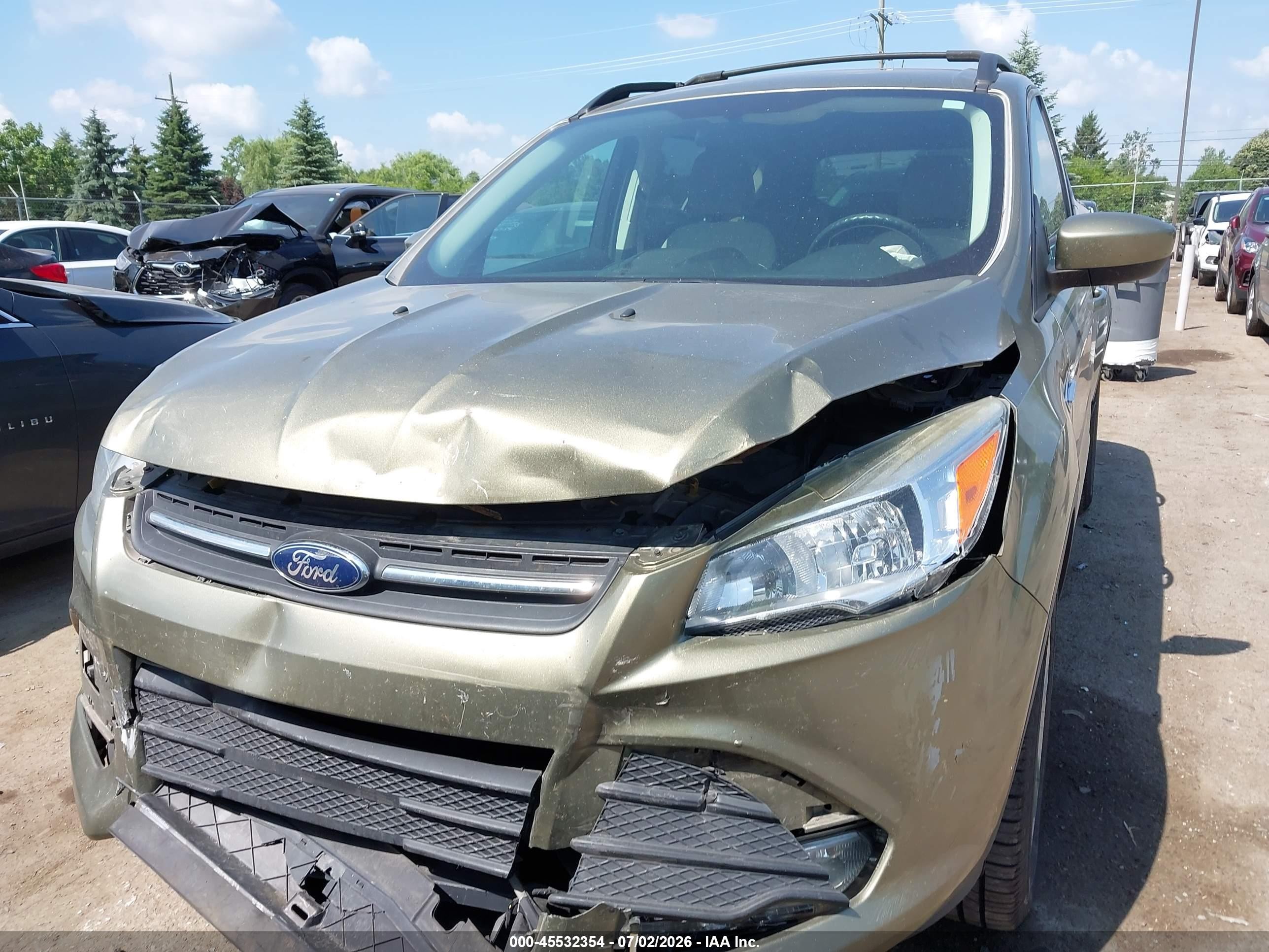 2014 Ford Escape Se Gold vin: 1FMCU9GX6EUA37266
