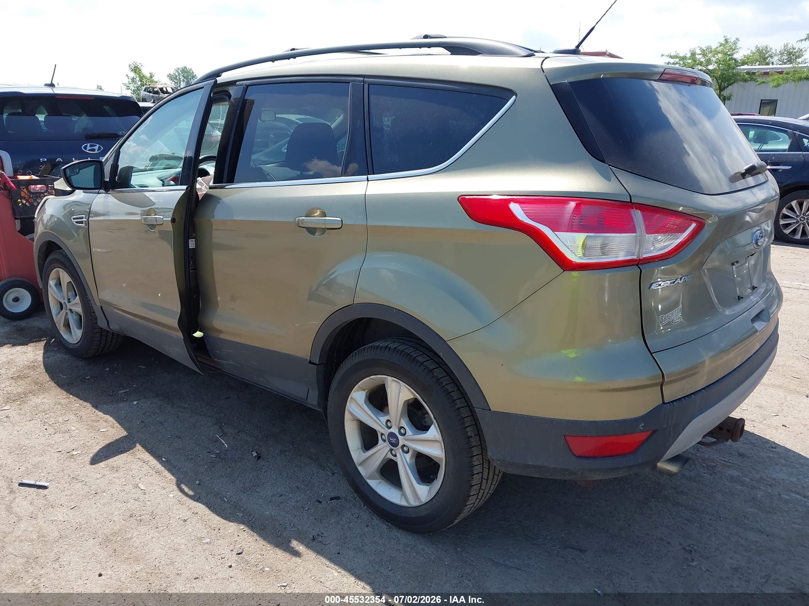 2014 Ford Escape Se Gold vin: 1FMCU9GX6EUA37266