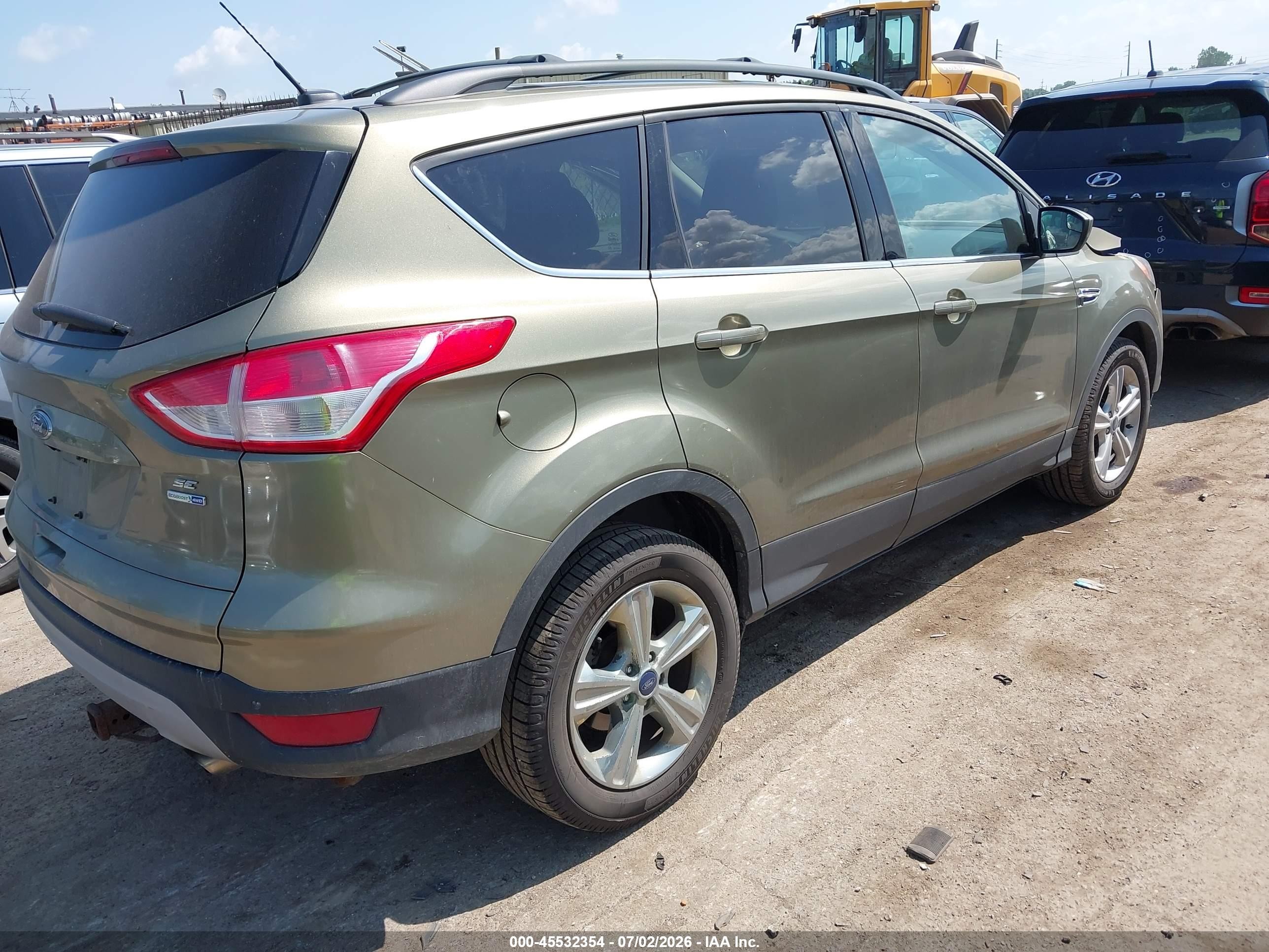 2014 Ford Escape Se Gold vin: 1FMCU9GX6EUA37266