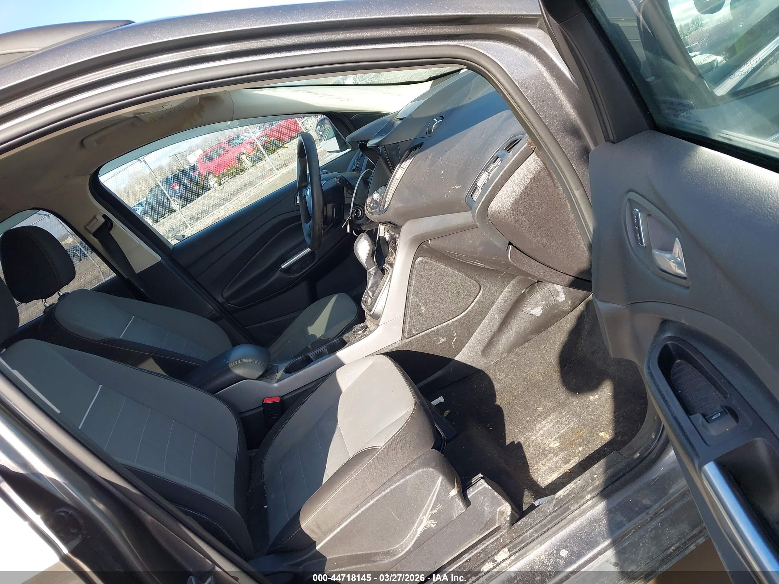 2014 Ford Escape Se Gray vin: 1FMCU9GX6EUA47974