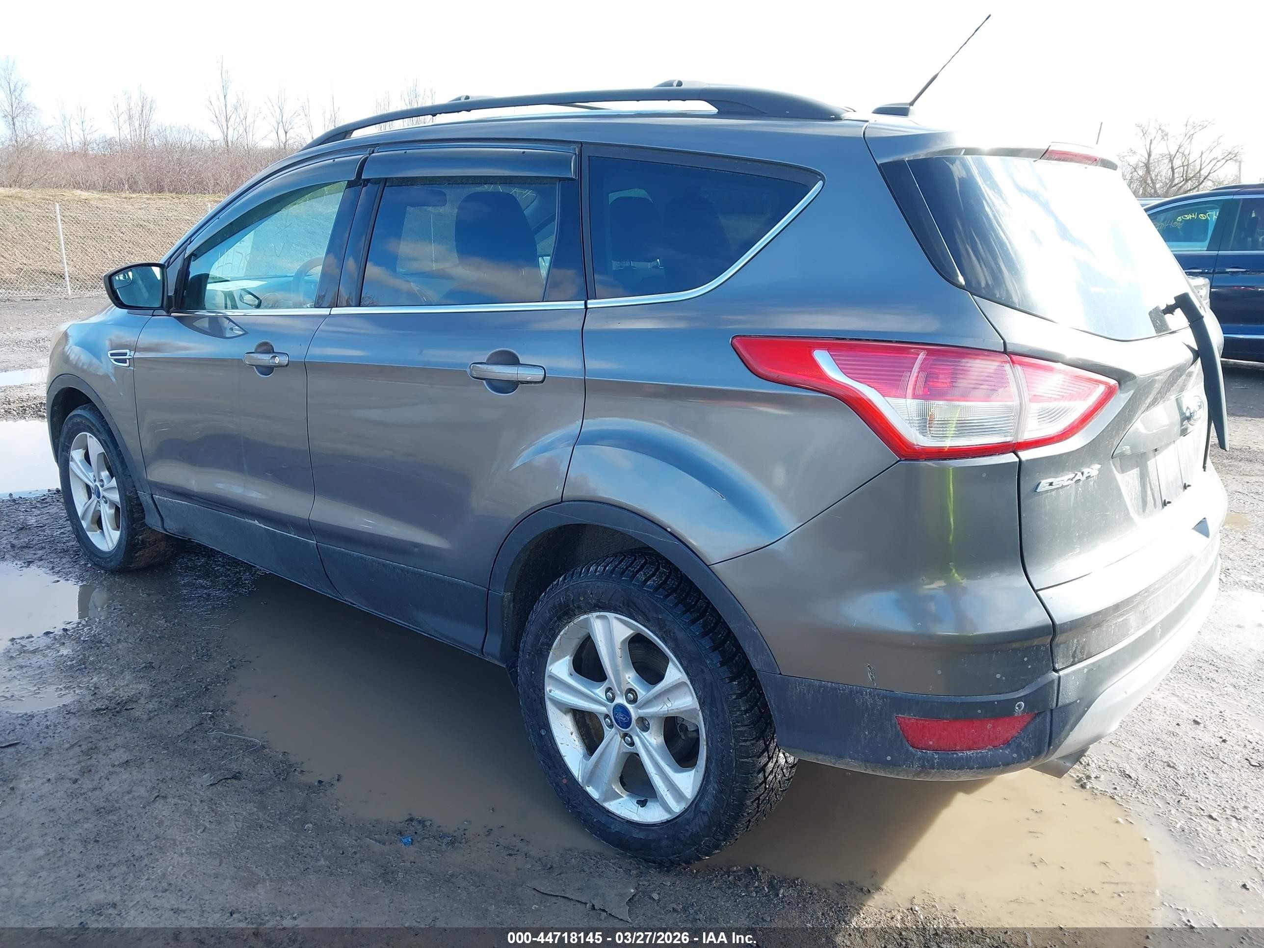 2014 Ford Escape Se Gray vin: 1FMCU9GX6EUA47974