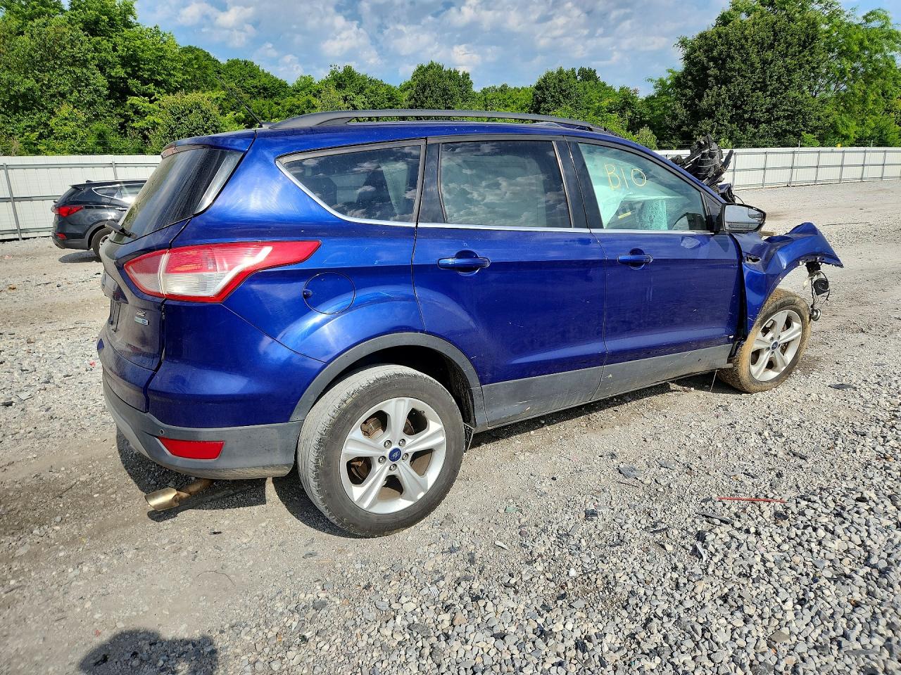 2014 Ford Escape Se Blue vin: 1FMCU9GX6EUB28585