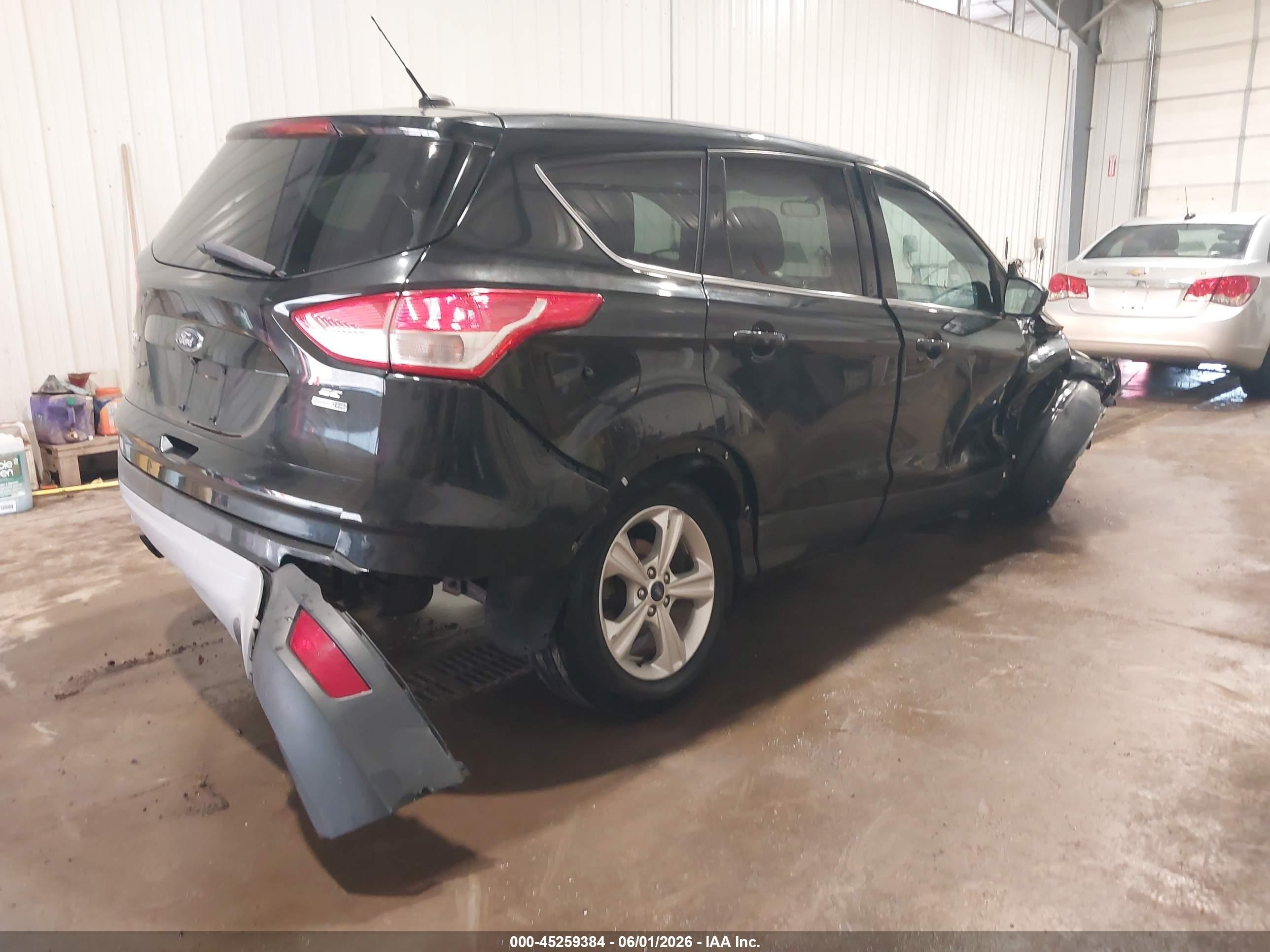 2014 Ford Escape Se Черный vin: 1FMCU9GX6EUB53146
