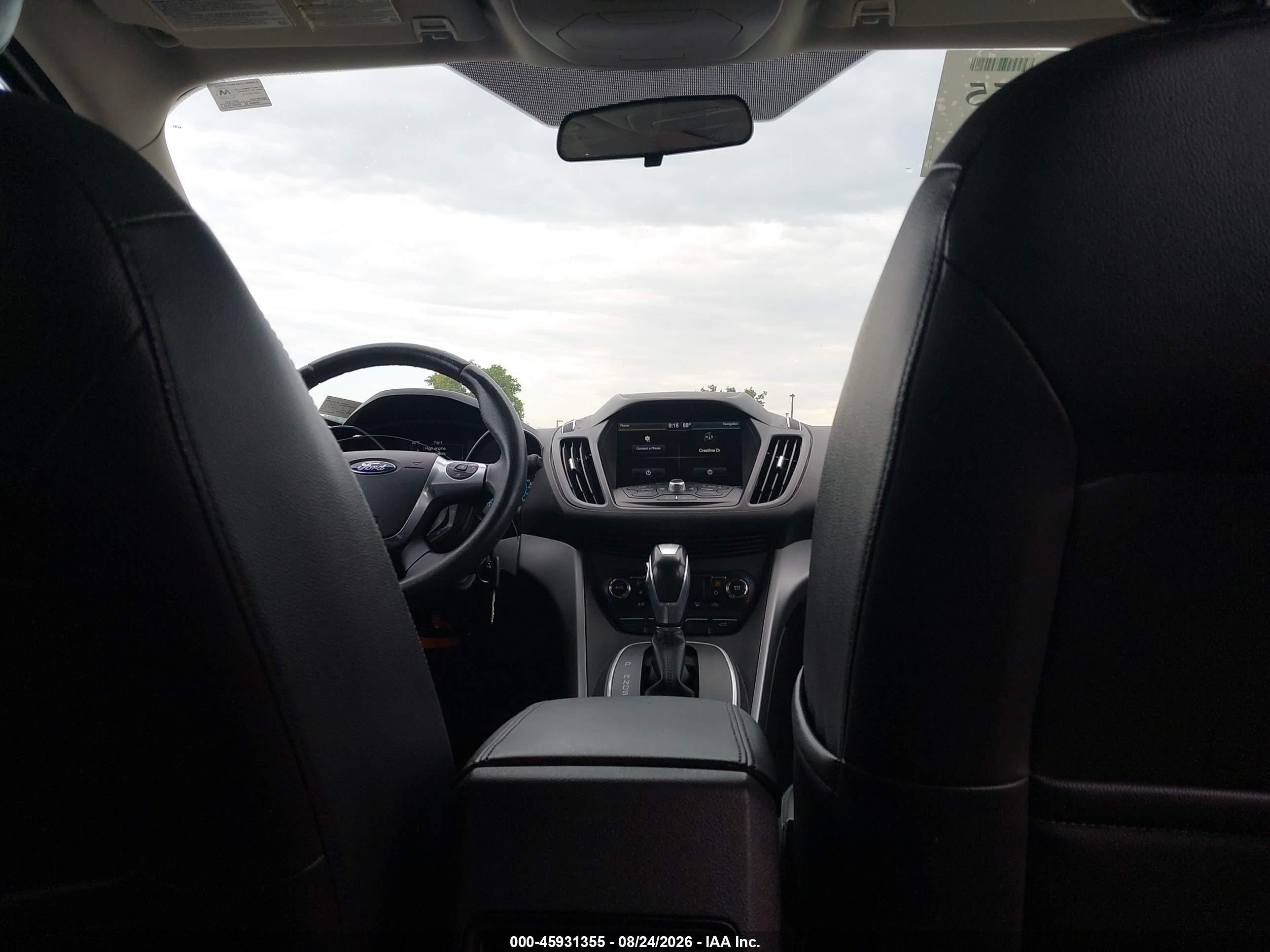 2014 Ford Escape Se Белый vin: 1FMCU9GX6EUB53180