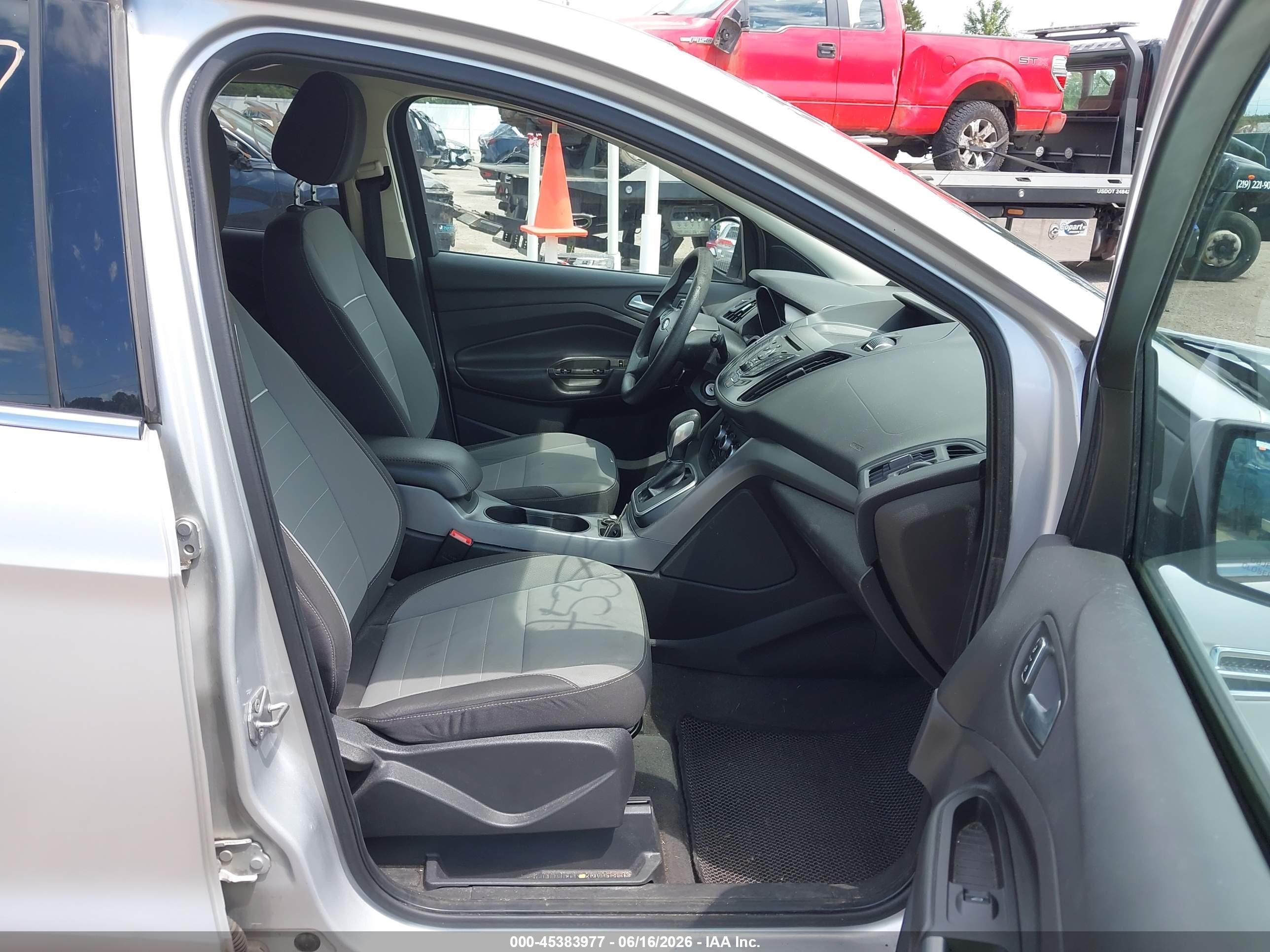 2014 Ford Escape Se Silver vin: 1FMCU9GX6EUB81898
