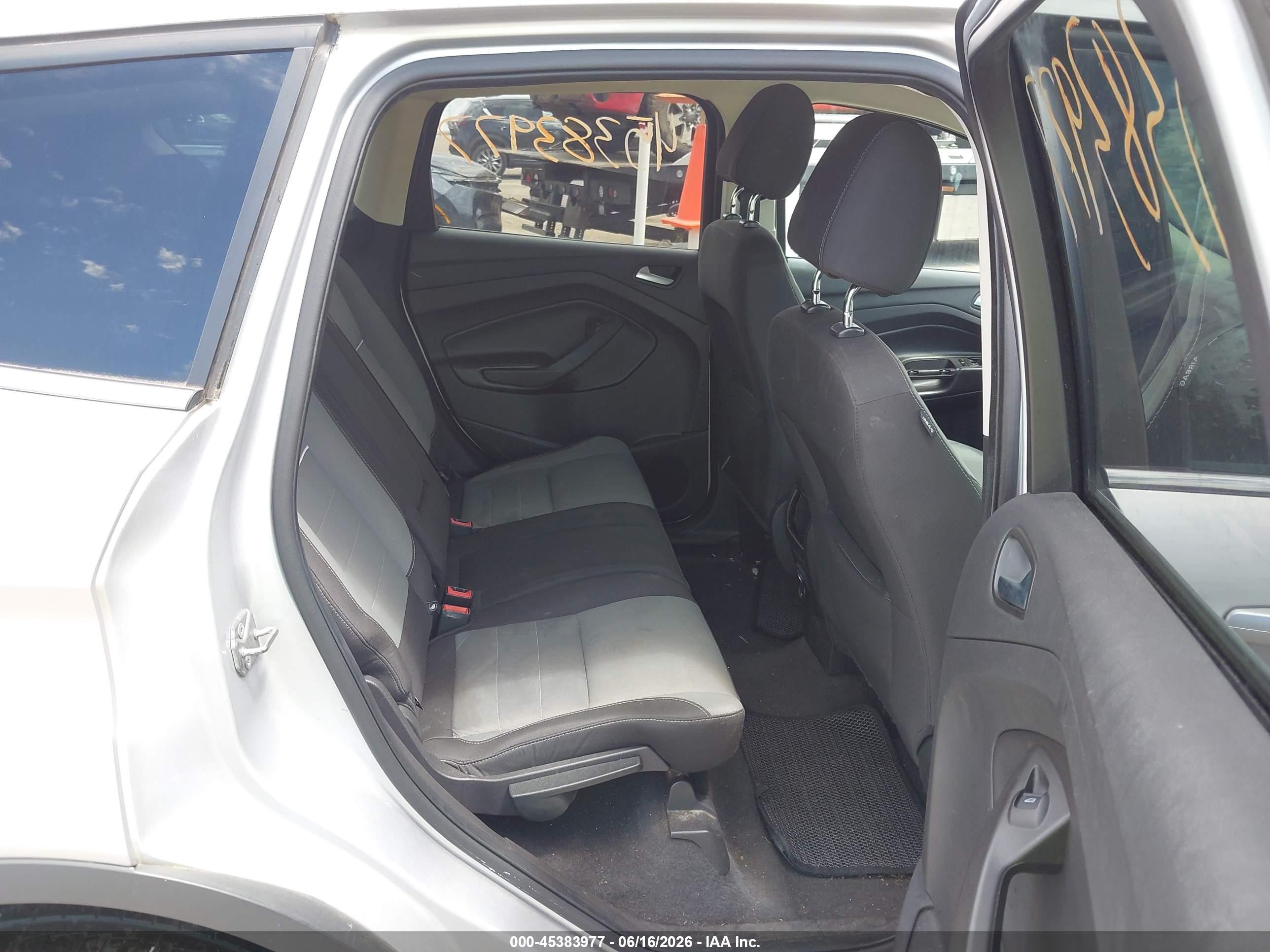 2014 Ford Escape Se Silver vin: 1FMCU9GX6EUB81898