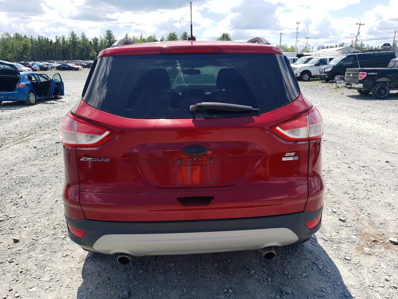 2014 Ford Escape Se Burgundy vin: 1FMCU9GX6EUC55143