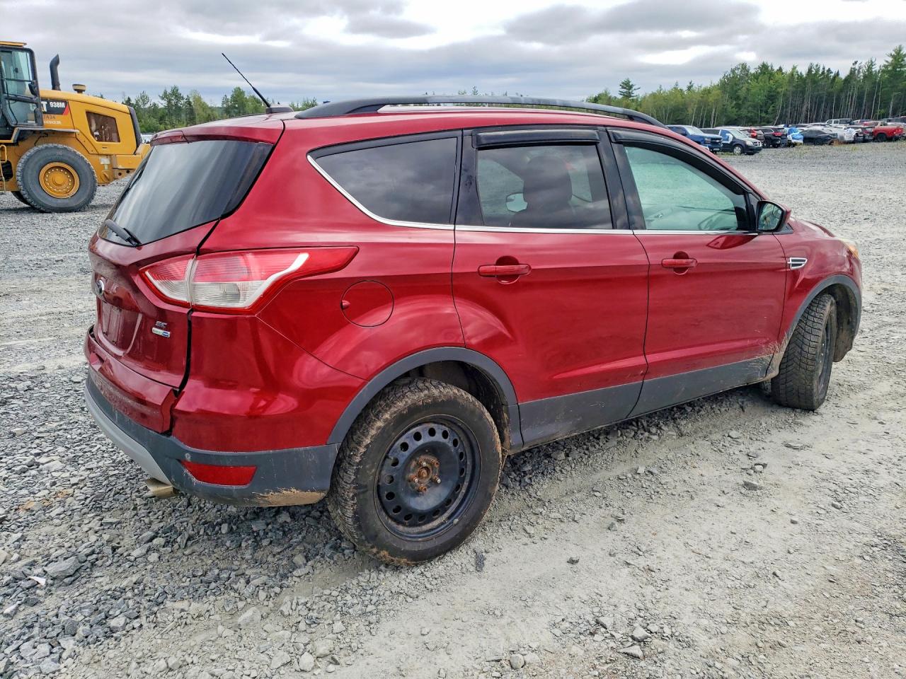 2014 Ford Escape Se Red vin: 1FMCU9GX6EUC62030