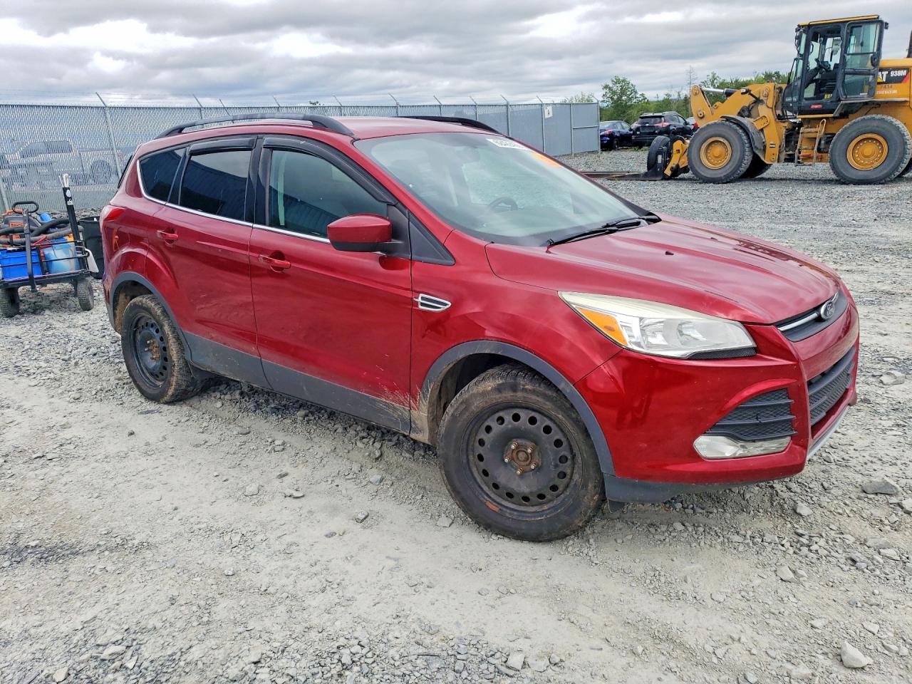 2014 Ford Escape Se Red vin: 1FMCU9GX6EUC62030