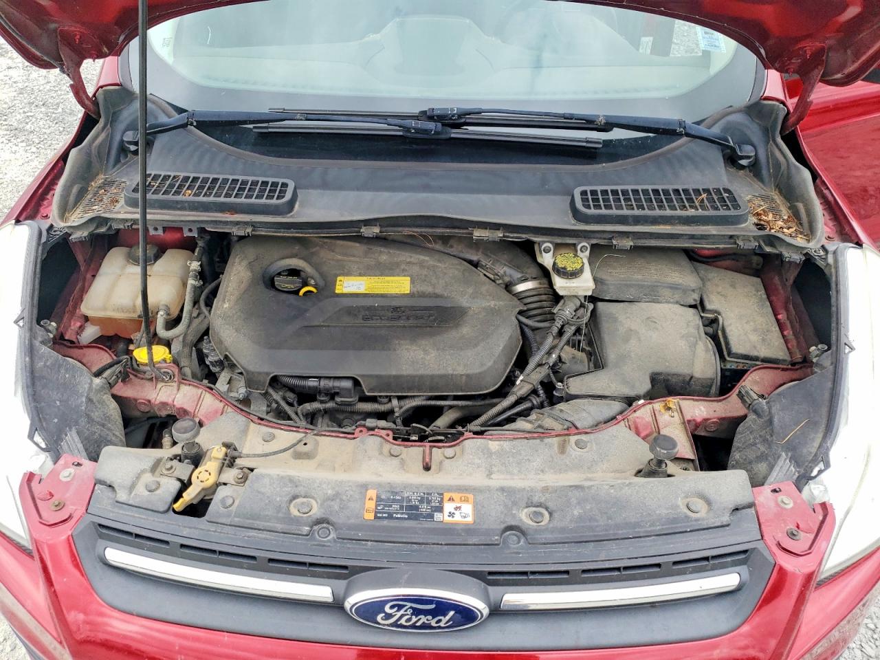 2014 Ford Escape Se Red vin: 1FMCU9GX6EUC62030