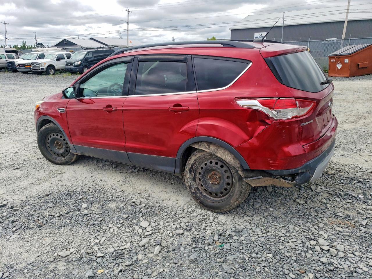 2014 Ford Escape Se Red vin: 1FMCU9GX6EUC62030