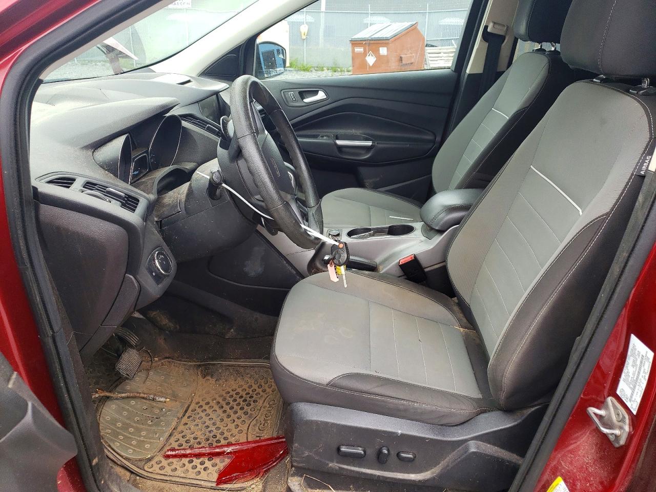 2014 Ford Escape Se Red vin: 1FMCU9GX6EUC62030